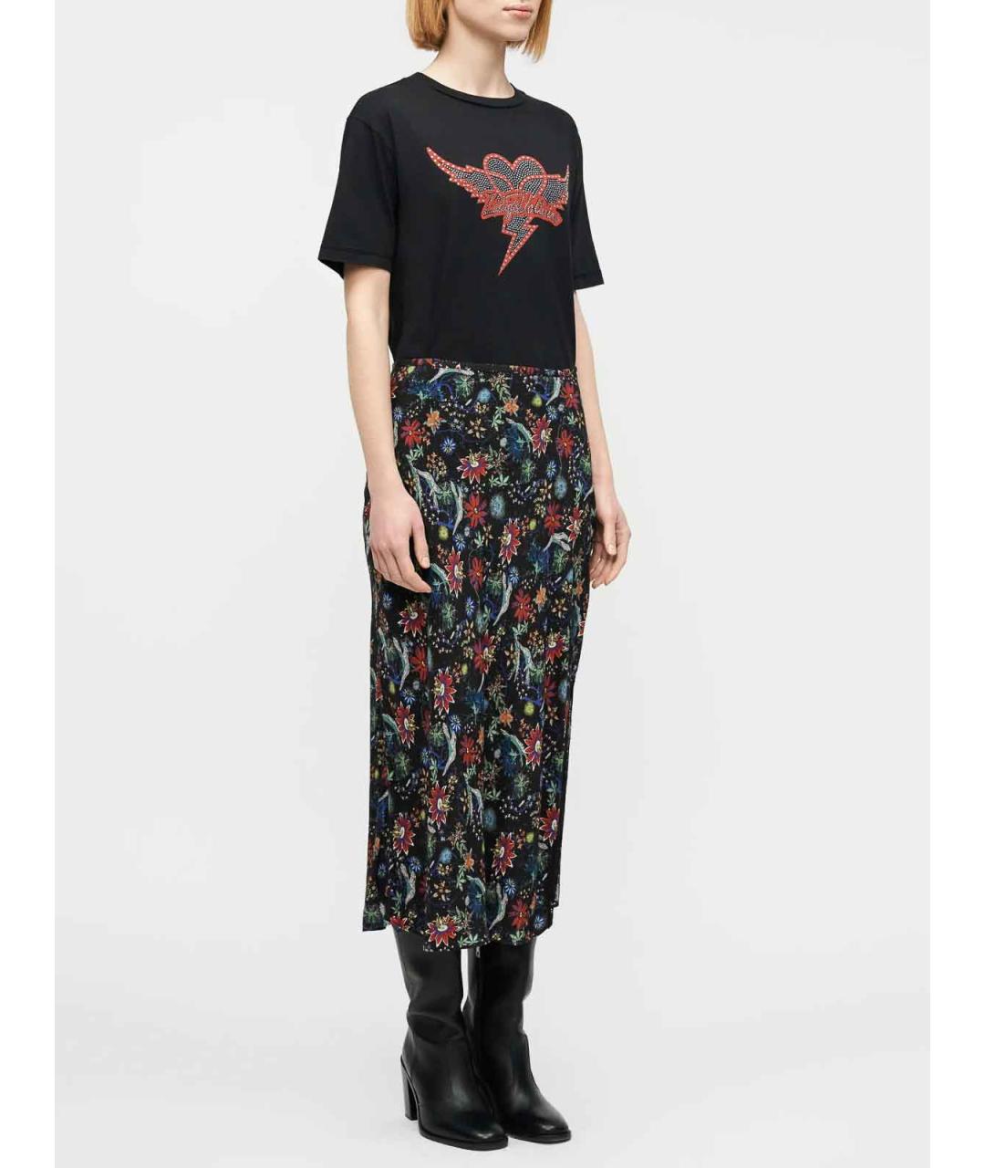 ZADIG & VOLTAIRE Мульти юбка миди, фото 6