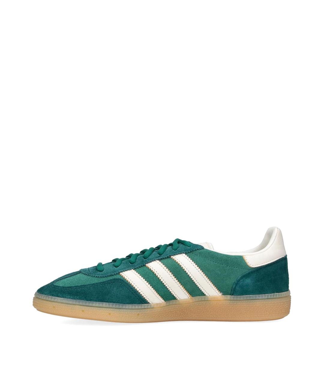 ADIDAS Зеленые кожаные низкие кроссовки / кеды, фото 3