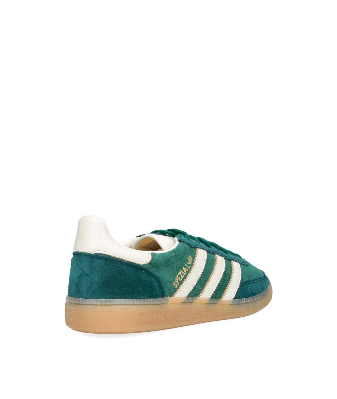 ADIDAS Зеленые кожаные низкие кроссовки / кеды, фото 4
