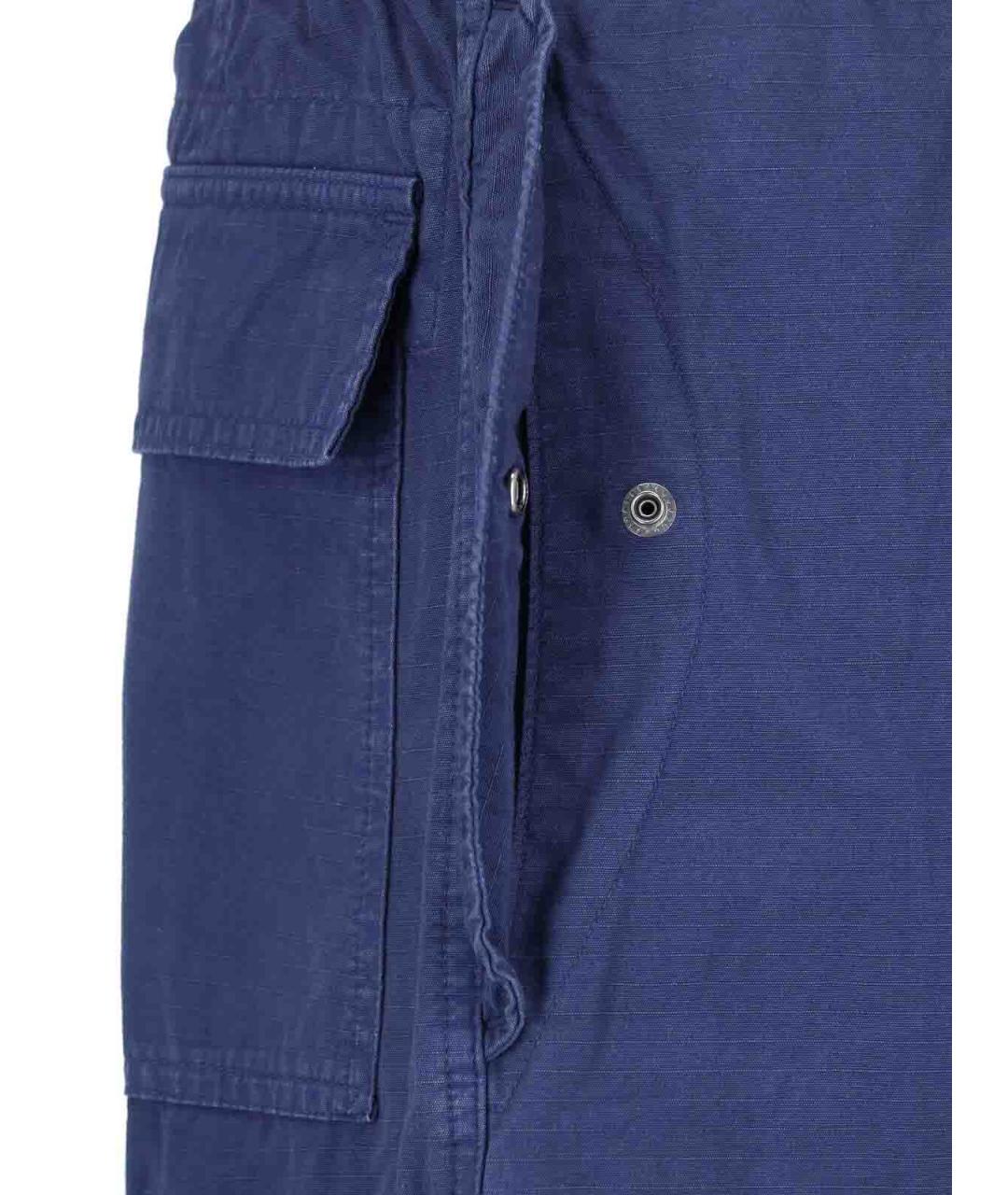 POLO RALPH LAUREN Синие хлопковые повседневные брюки, фото 4