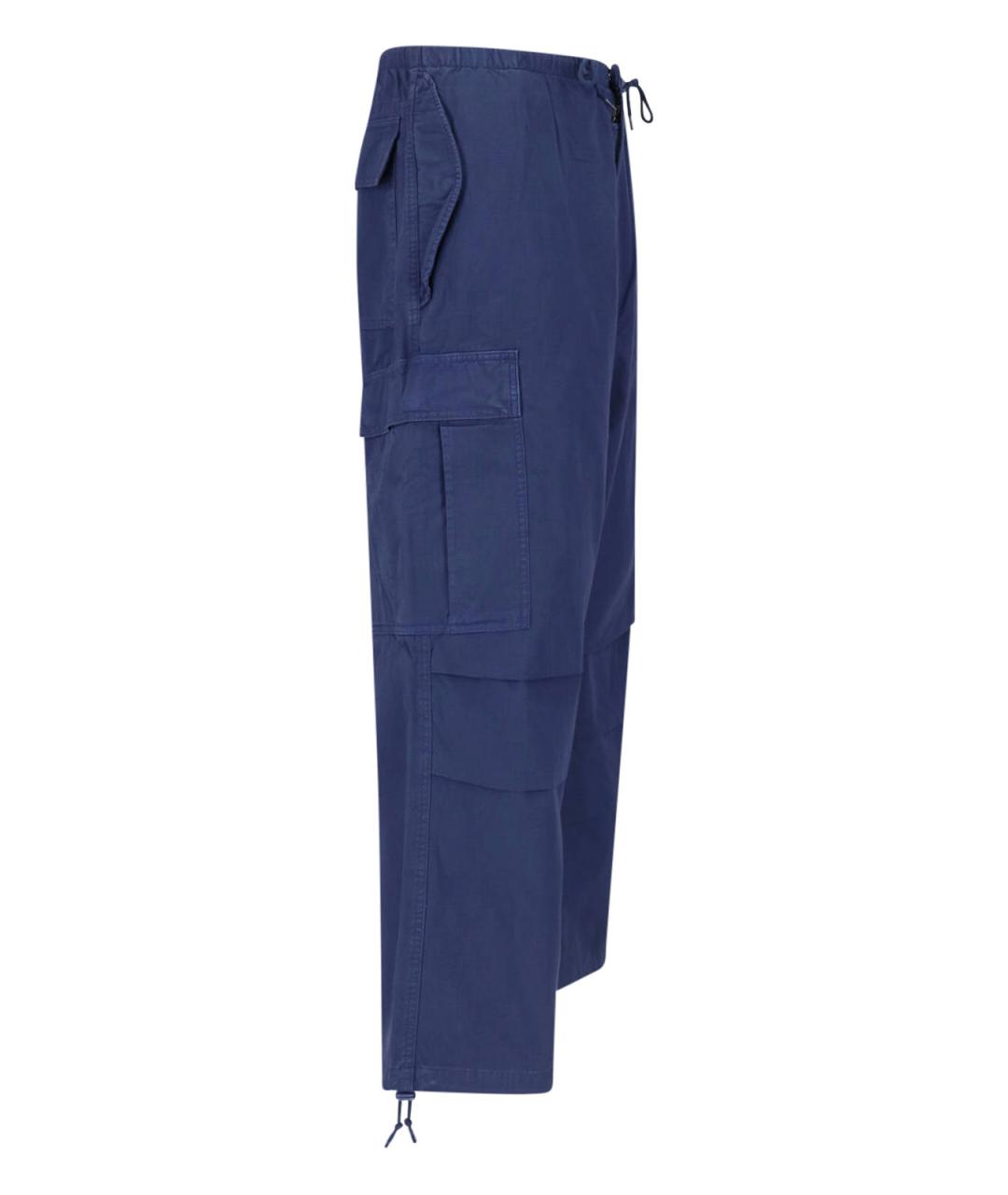 POLO RALPH LAUREN Синие хлопковые повседневные брюки, фото 3