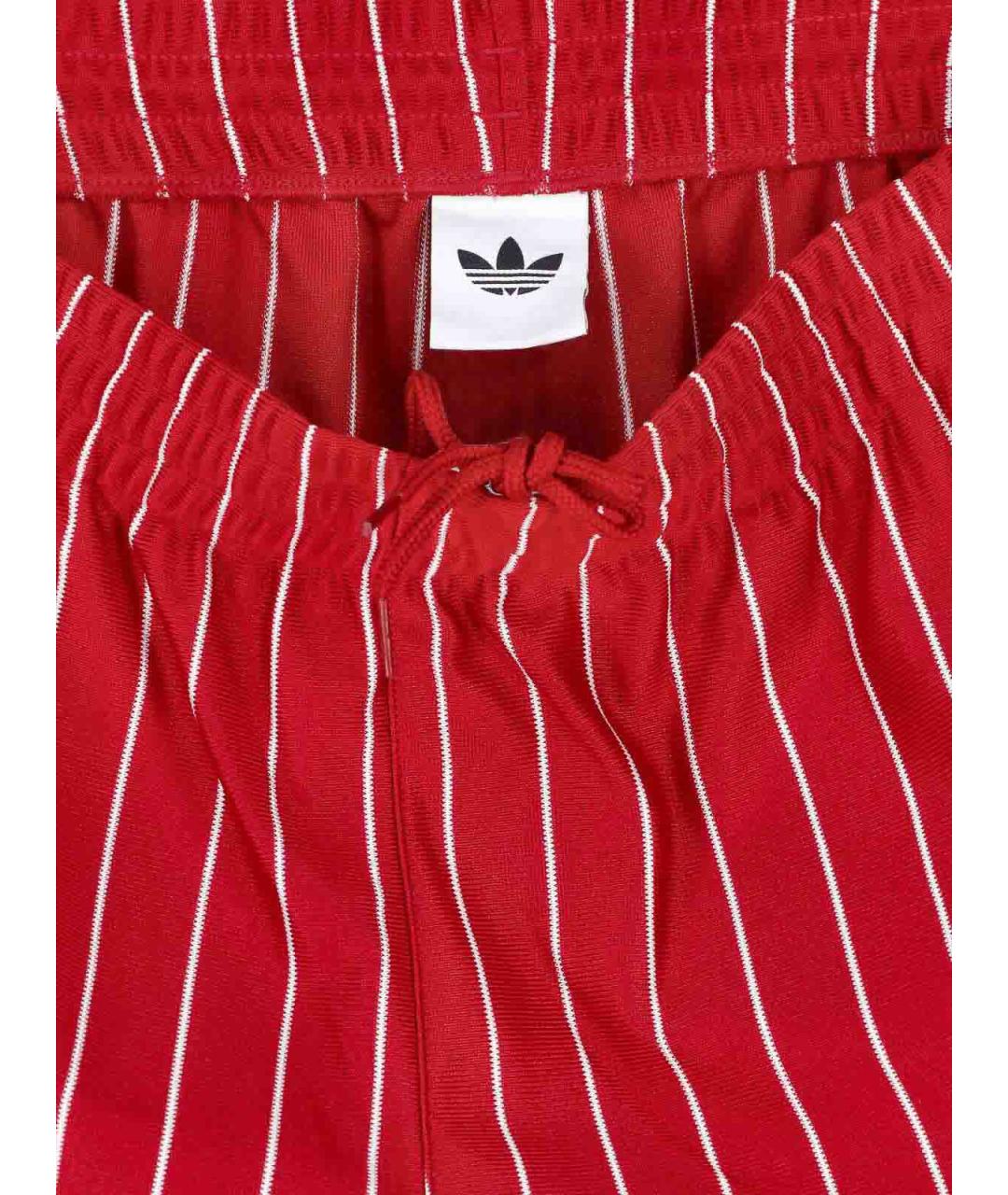 ADIDAS Красные полиэстеровые повседневные брюки, фото 4