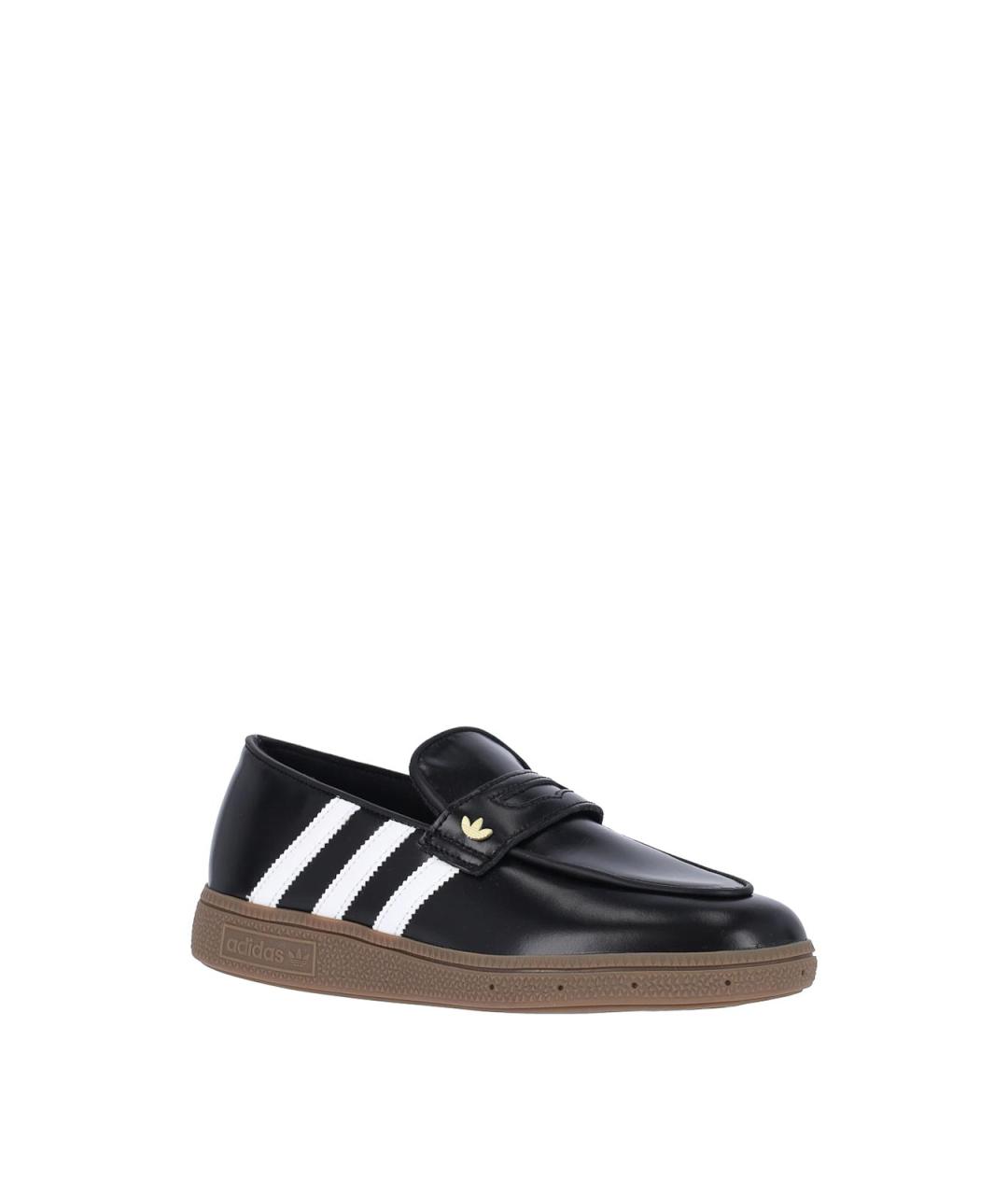 ADIDAS Черные кожаные лоферы, фото 2