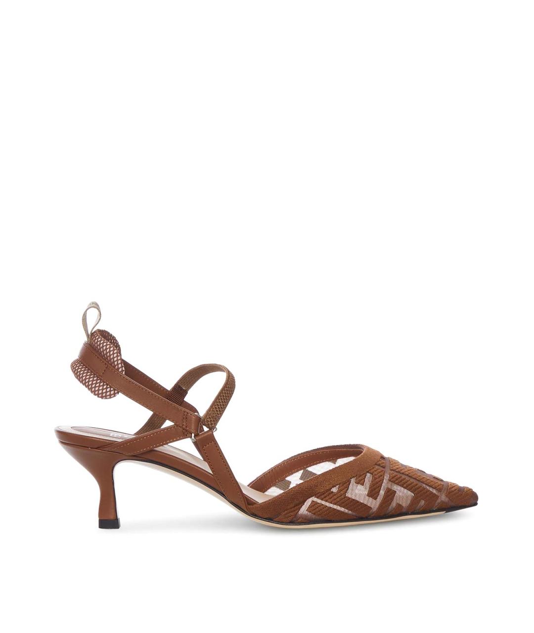 FENDI Коричневые туфли, фото 1