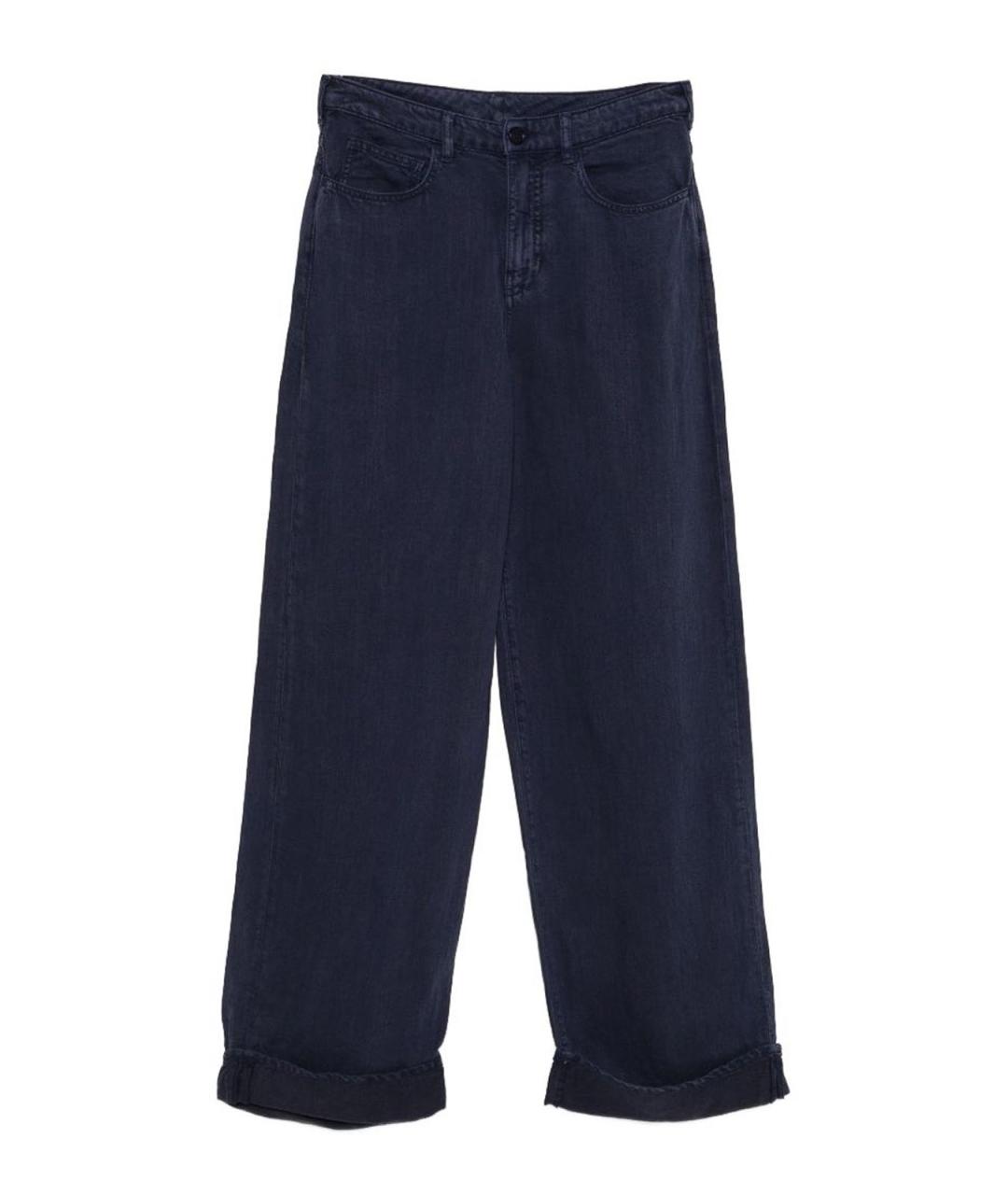EMPORIO ARMANI Синие брюки широкие, фото 1