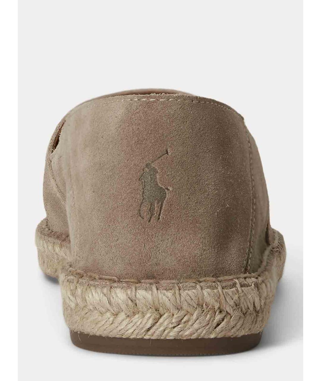 POLO RALPH LAUREN Бежевые замшевые эспадрильи, фото 3