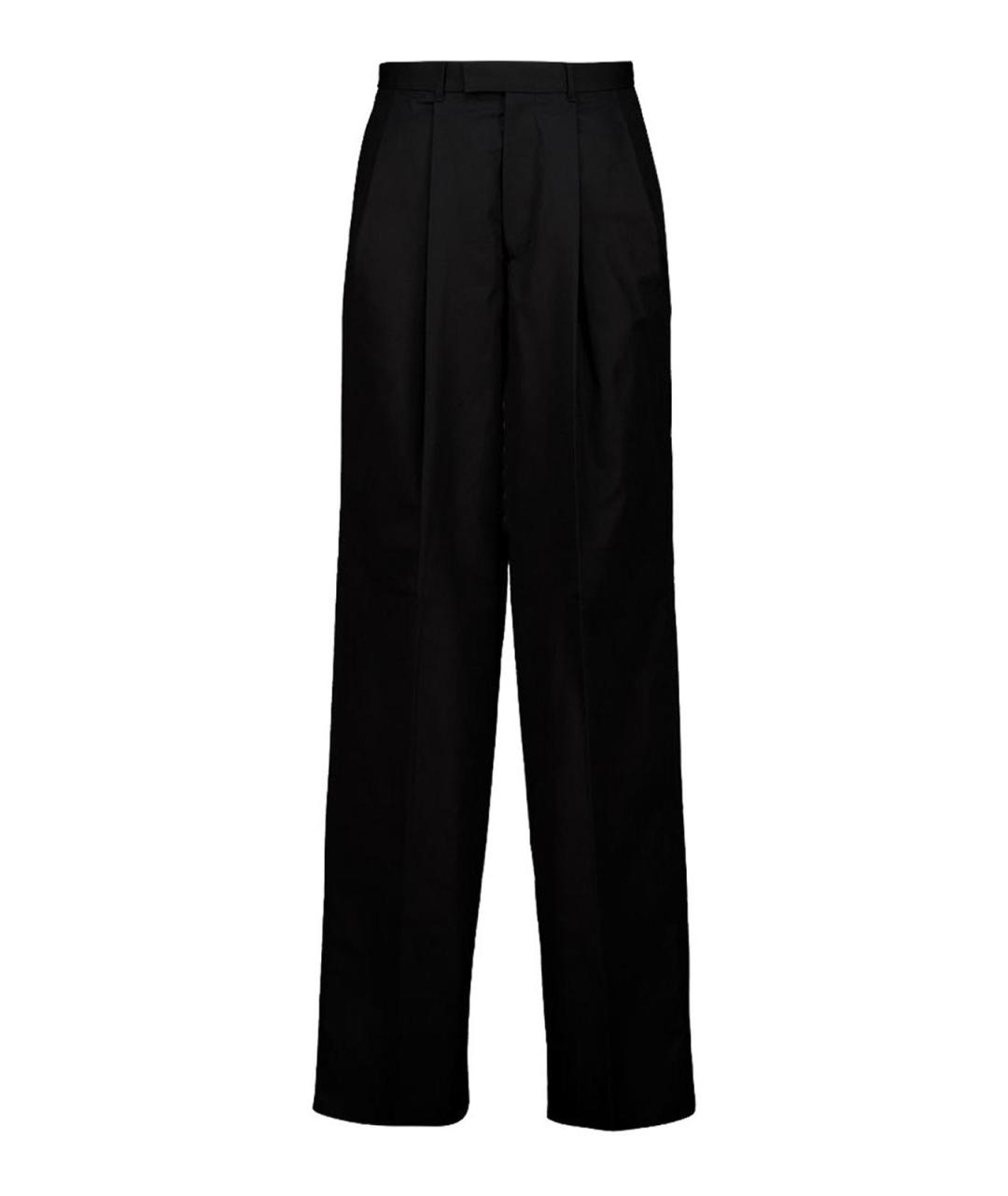 GIVENCHY Черные хлопковые повседневные брюки, фото 1