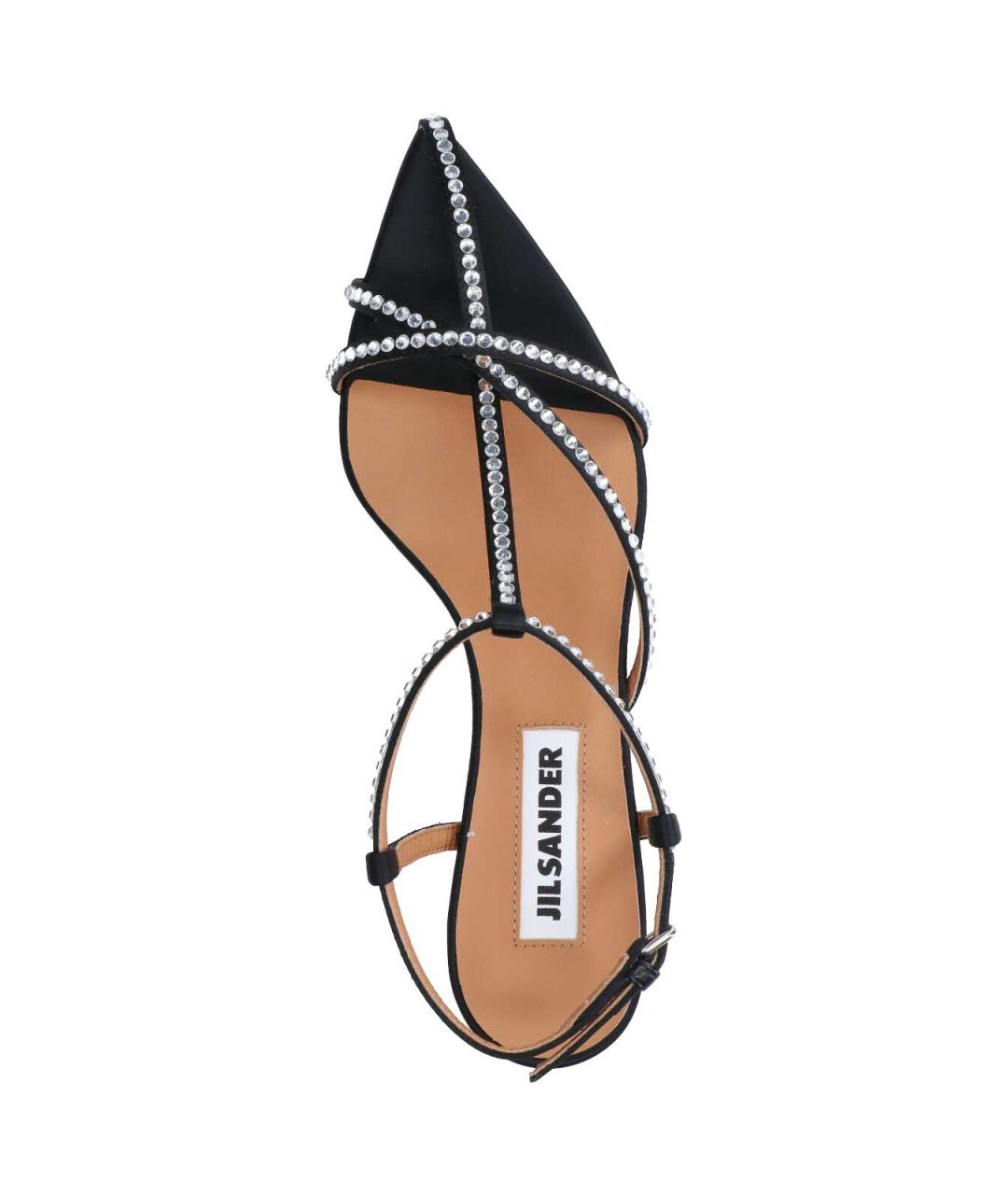 JIL SANDER Черные сандалии, фото 5