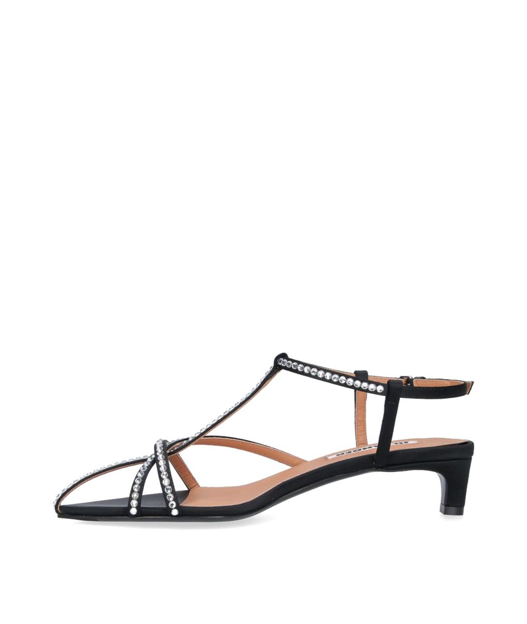 JIL SANDER Черные сандалии, фото 3