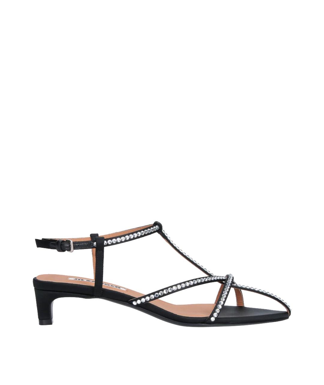 JIL SANDER Черные сандалии, фото 1