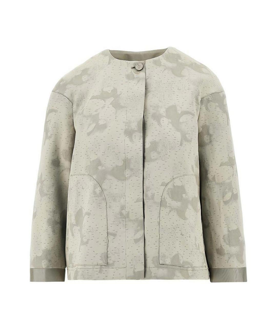 EMPORIO ARMANI Серая полиэстеровая куртка, фото 1