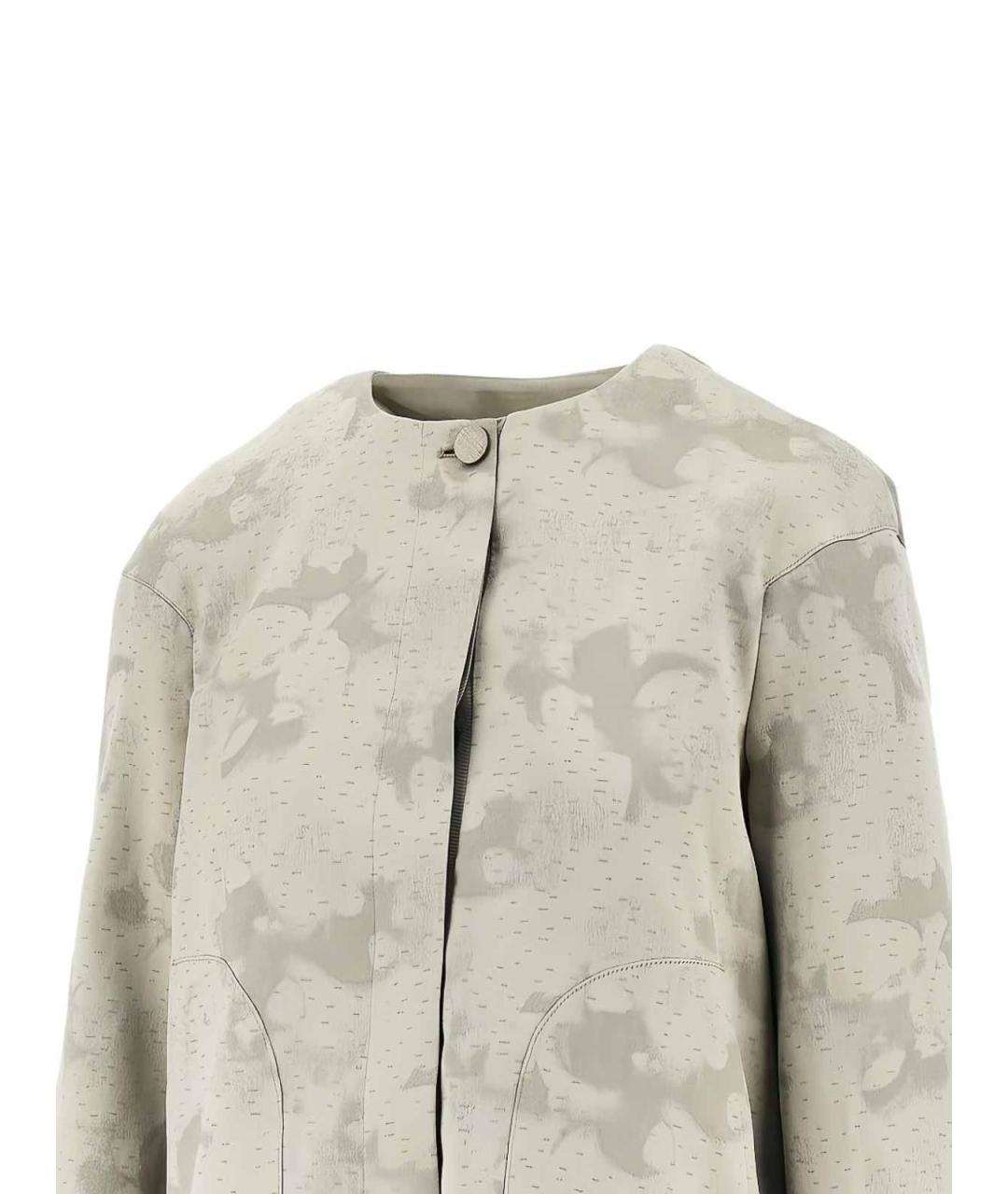 EMPORIO ARMANI Серая полиэстеровая куртка, фото 2