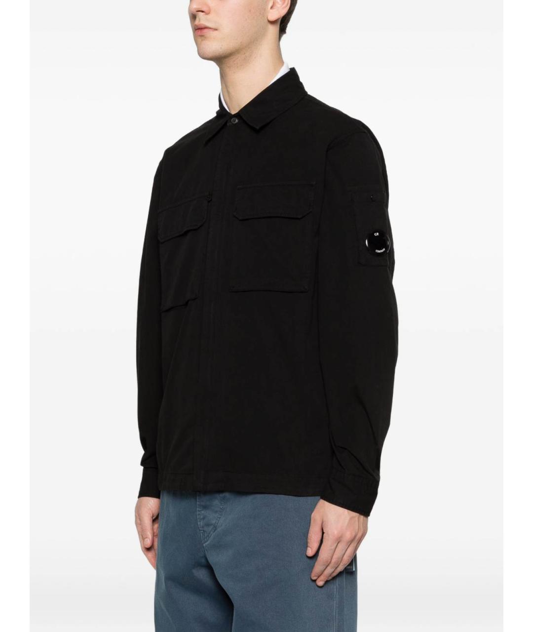 CP COMPANY Черная хлопковая куртка, фото 5