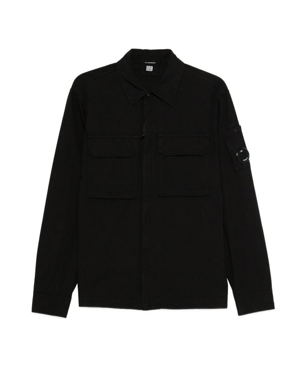 CP COMPANY Черная хлопковая куртка, фото 1