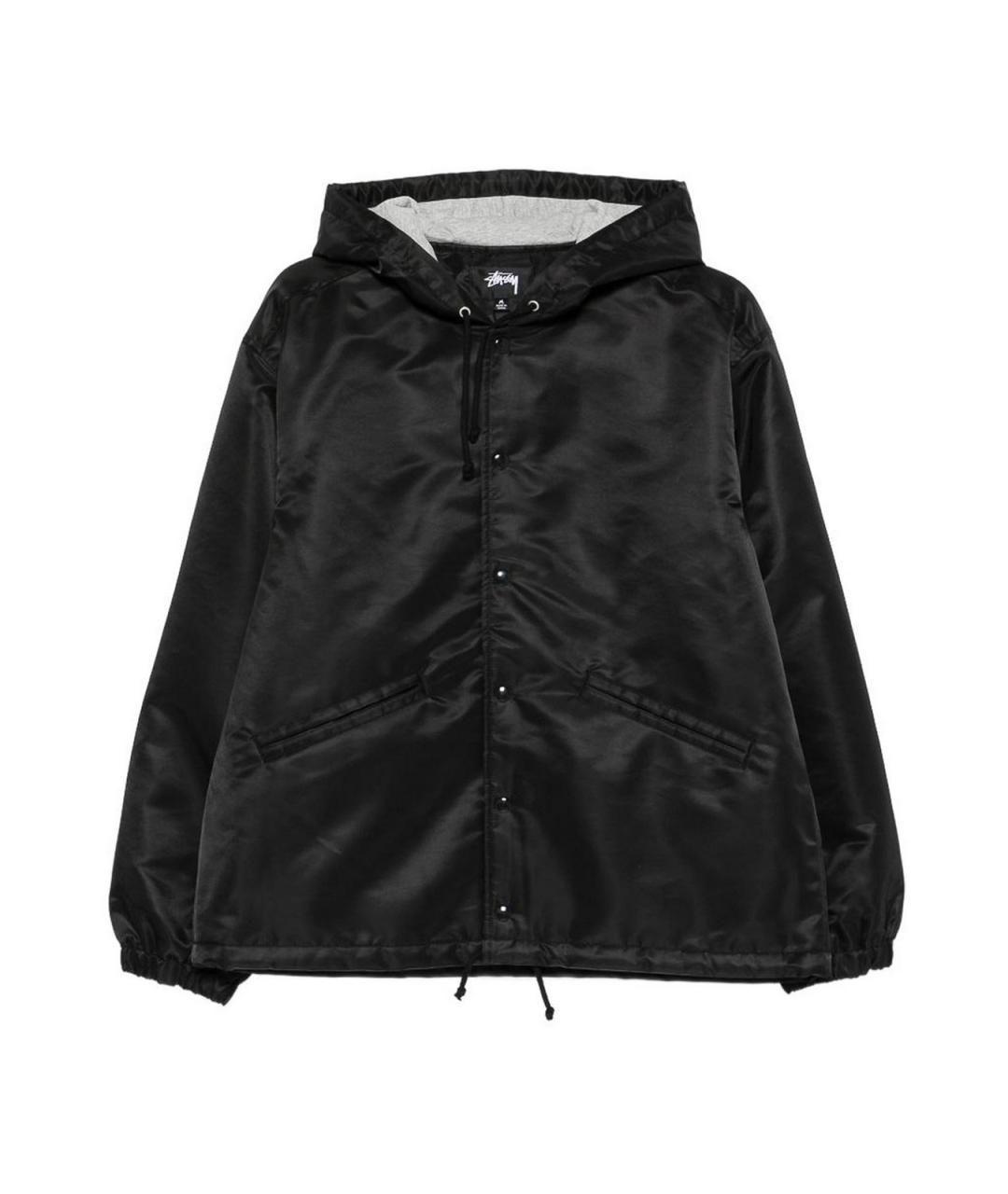 STUSSY Черная полиамидовая куртка, фото 1