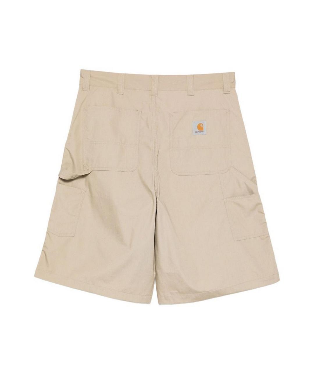 CARHARTT Бежевые полиэстеровые шорты, фото 2
