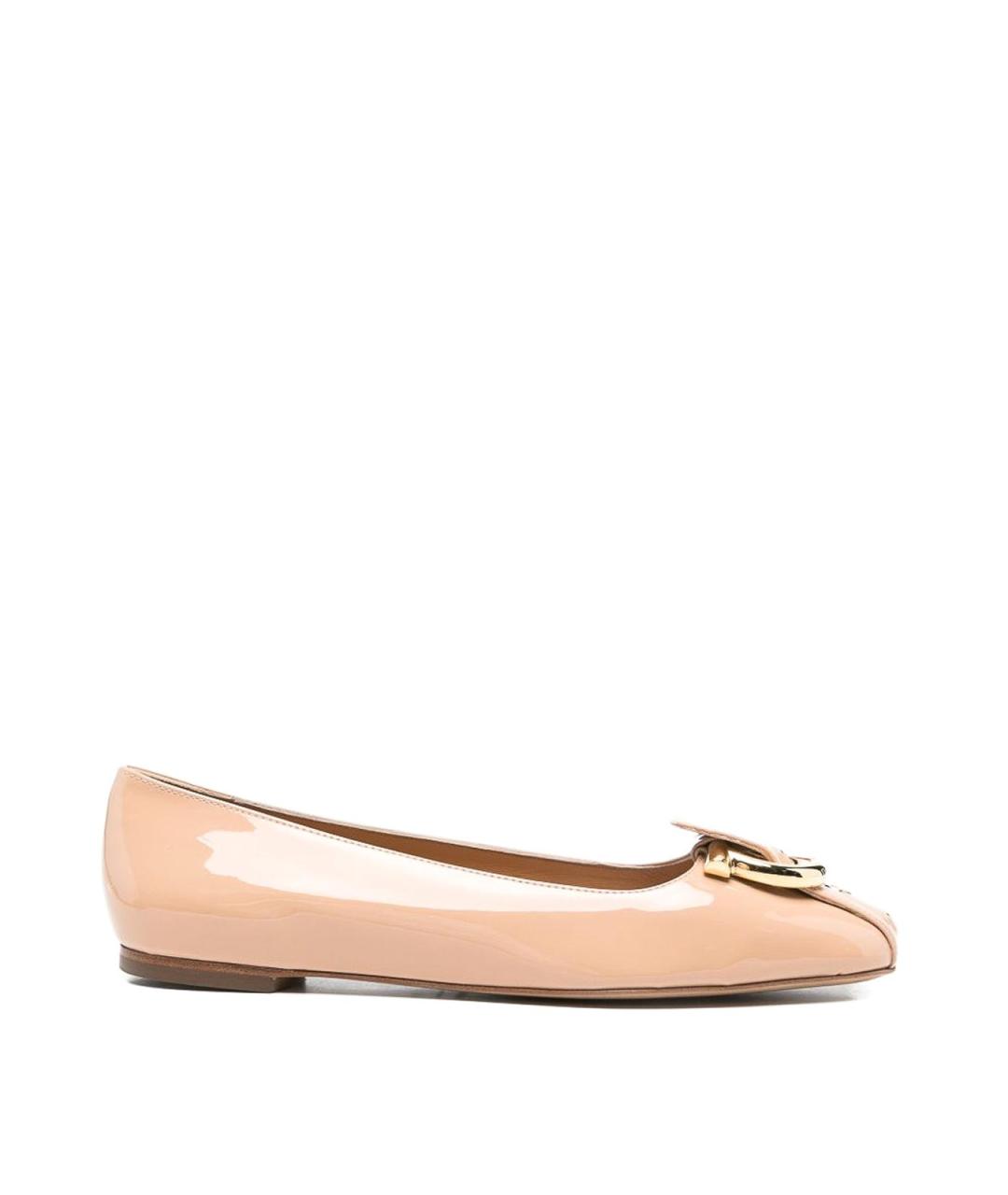 FERRAGAMO Коричневые балетки, фото 1