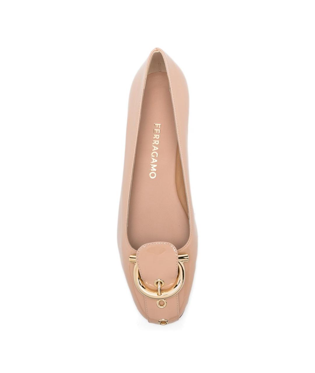 FERRAGAMO Коричневые балетки, фото 3