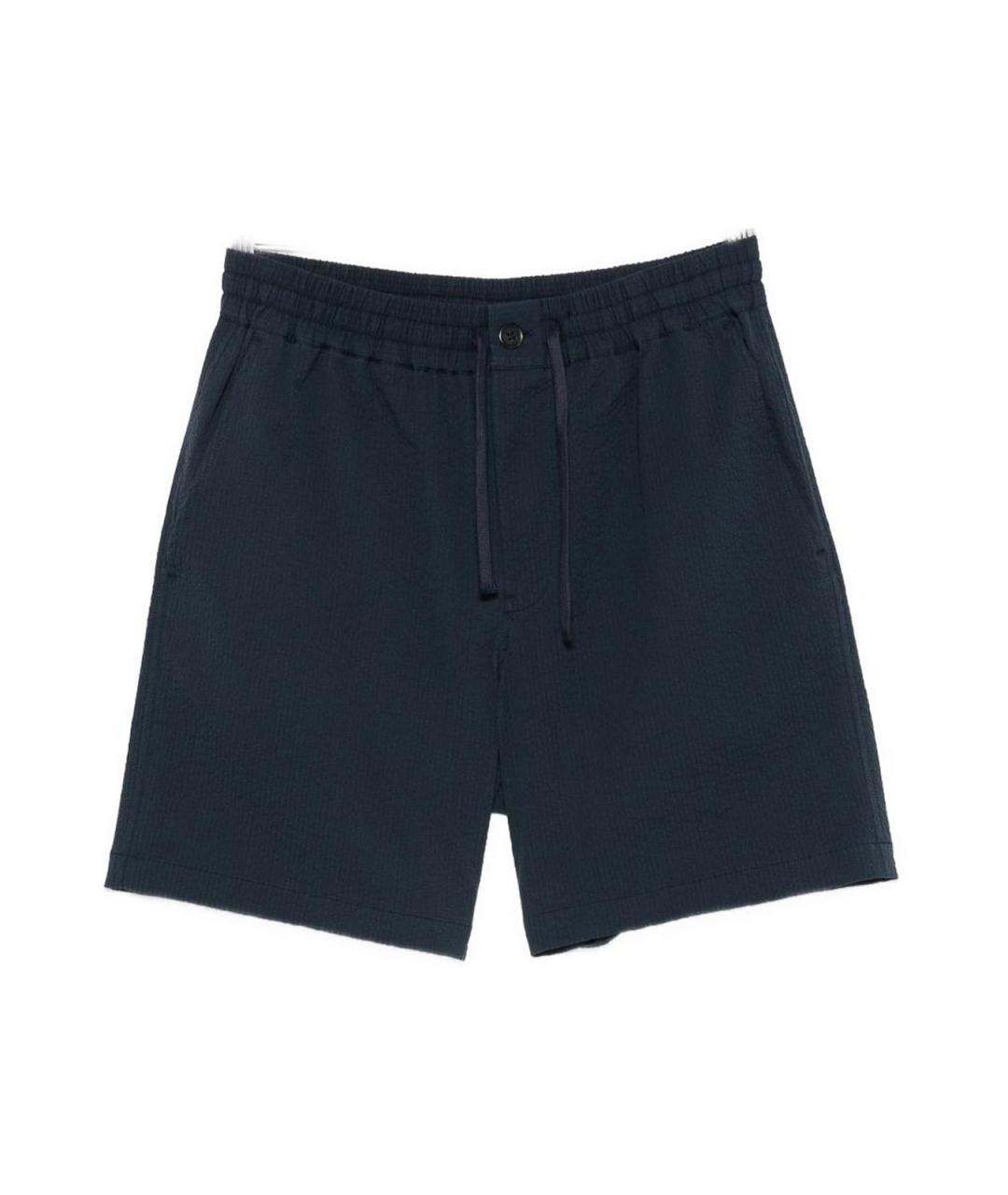 MAISON KITSUNE Синие хлопковые шорты, фото 1