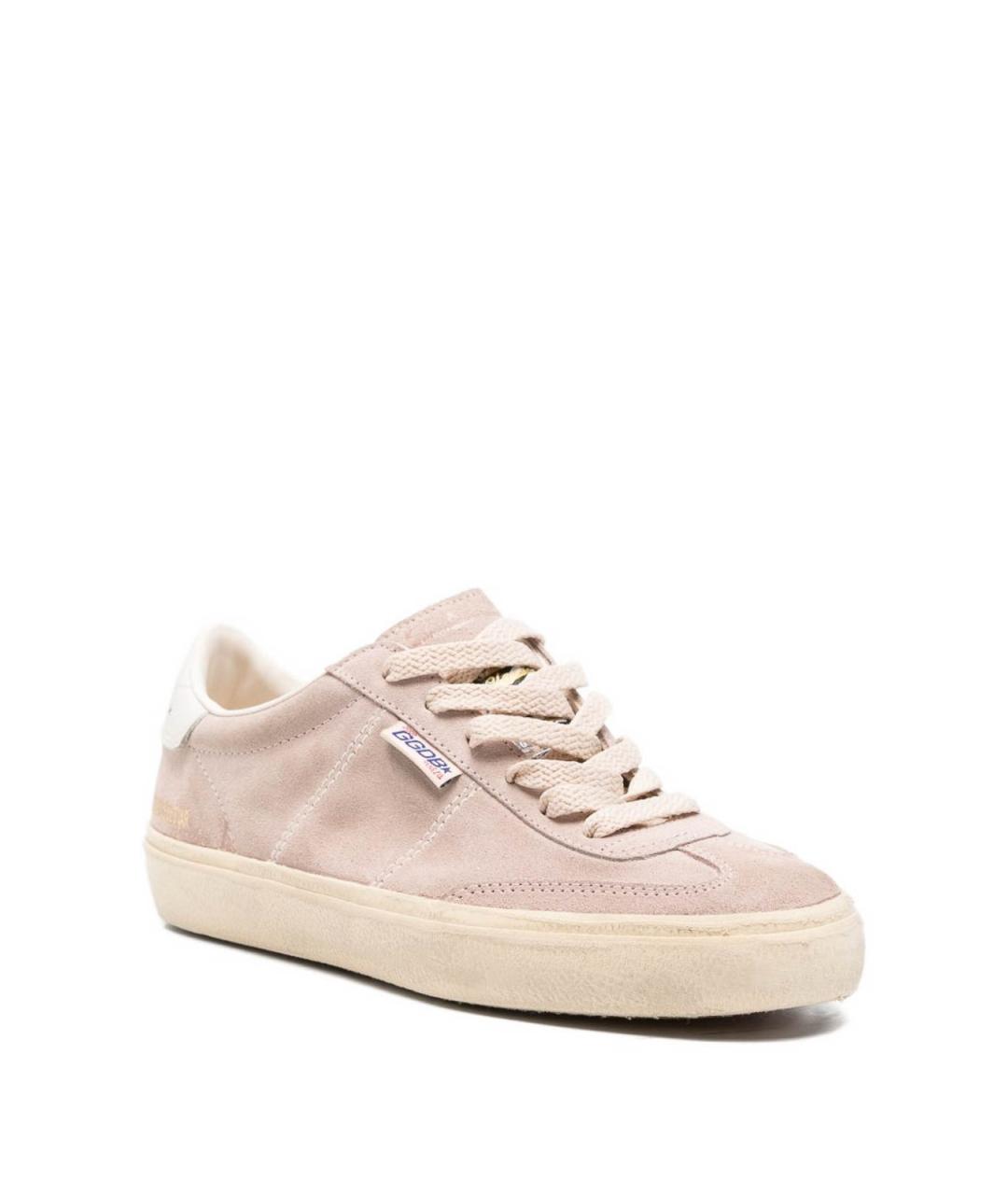 GOLDEN GOOSE Розовые замшевые кеды, фото 3