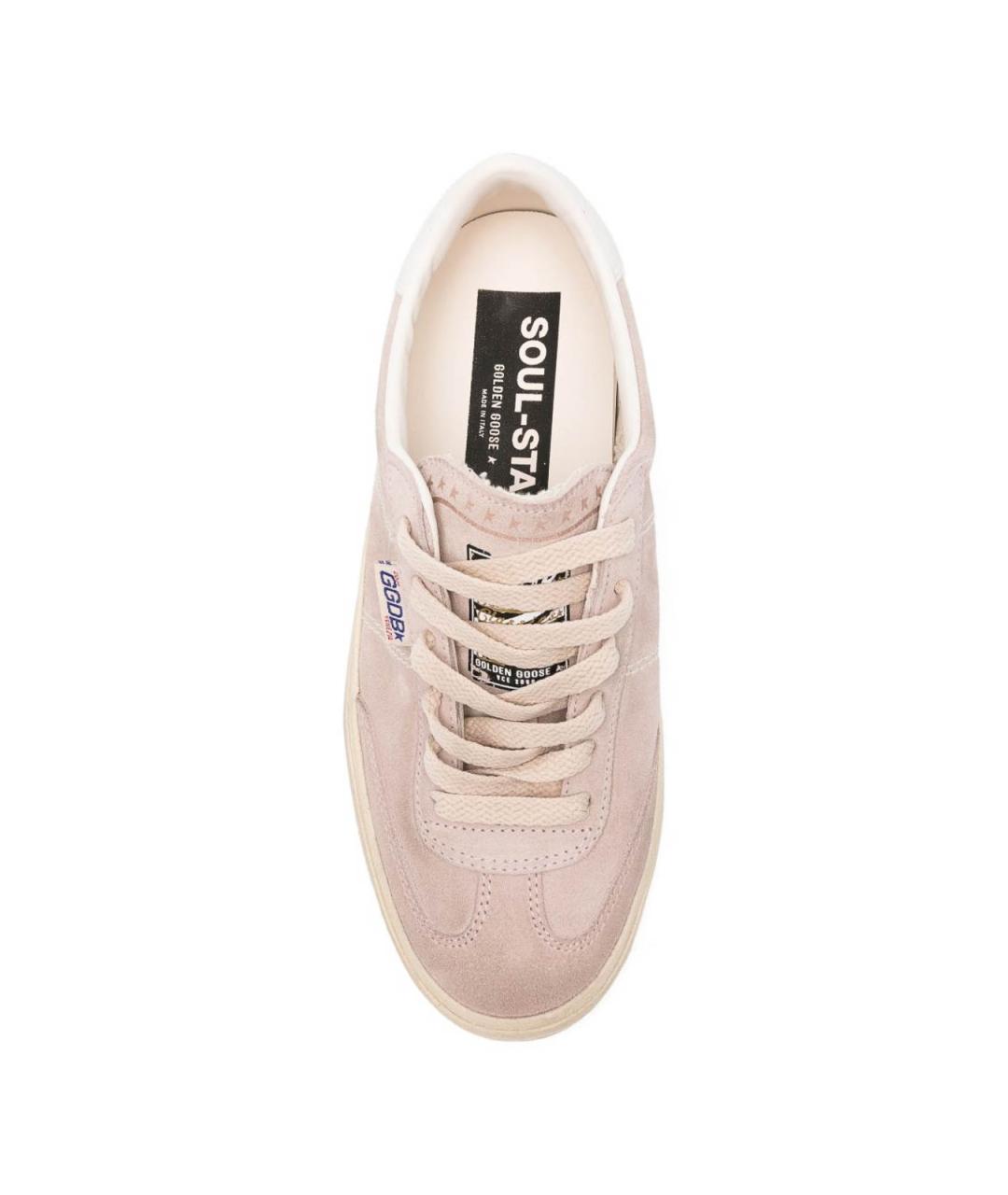 GOLDEN GOOSE Розовые замшевые кеды, фото 4