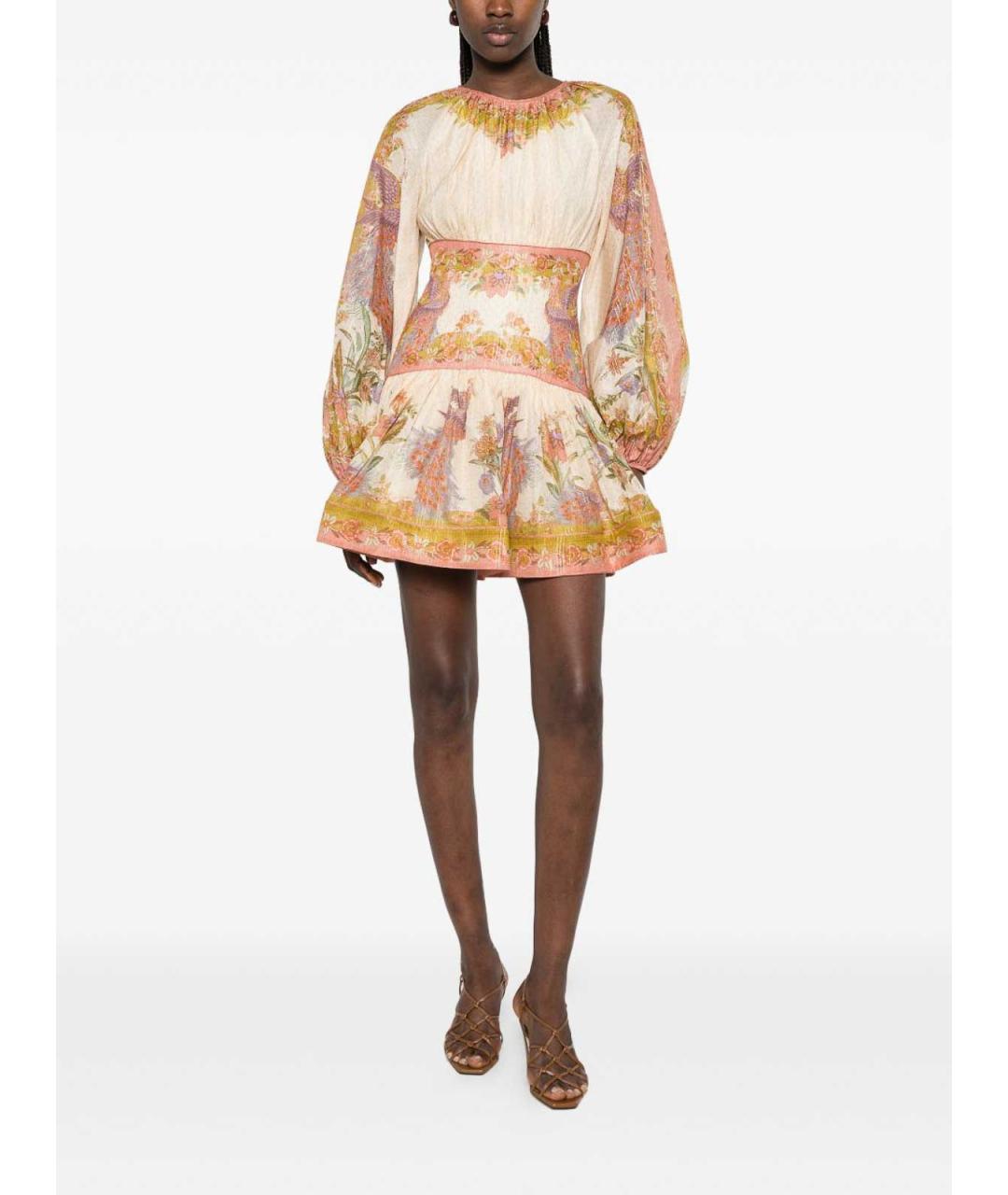 ZIMMERMANN Мульти повседневное платье, фото 4