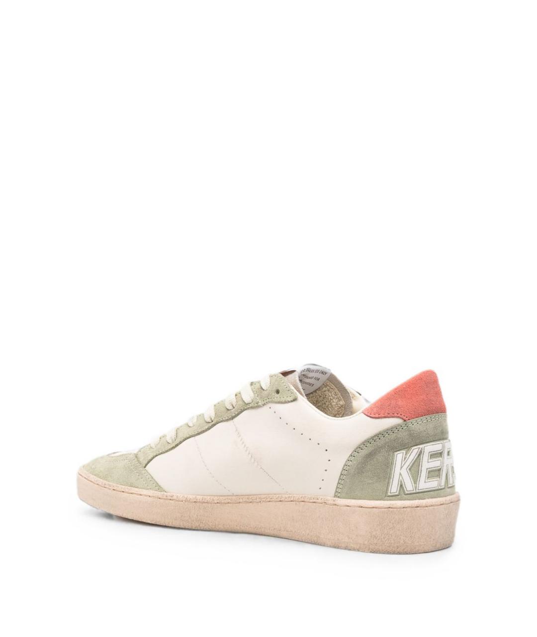 GOLDEN GOOSE Белые кожаные кеды, фото 2