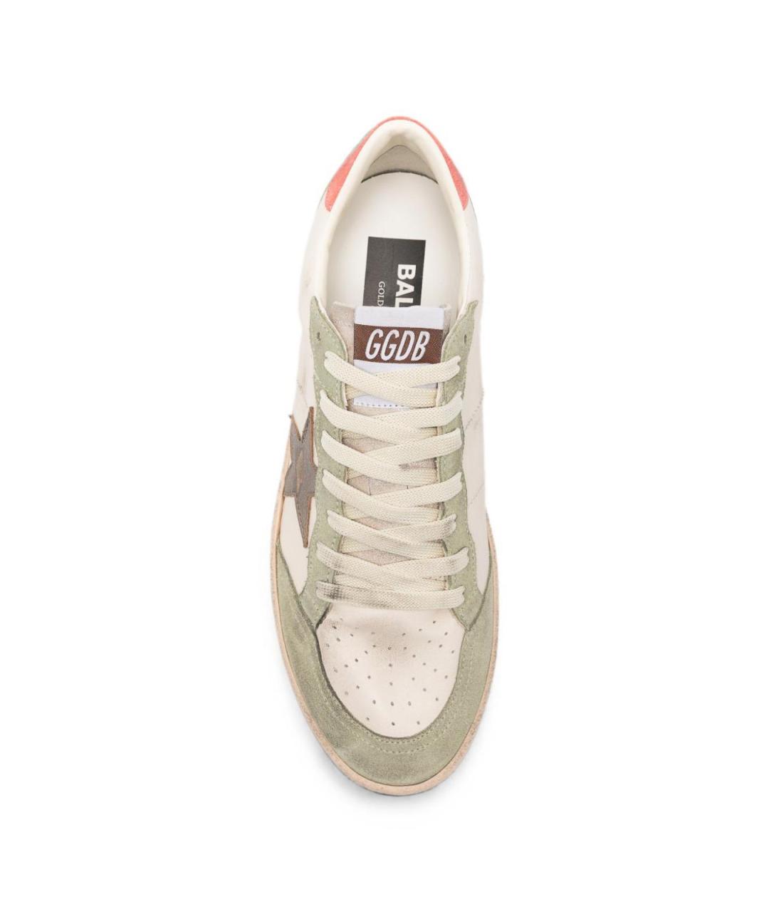 GOLDEN GOOSE Белые кожаные кеды, фото 4