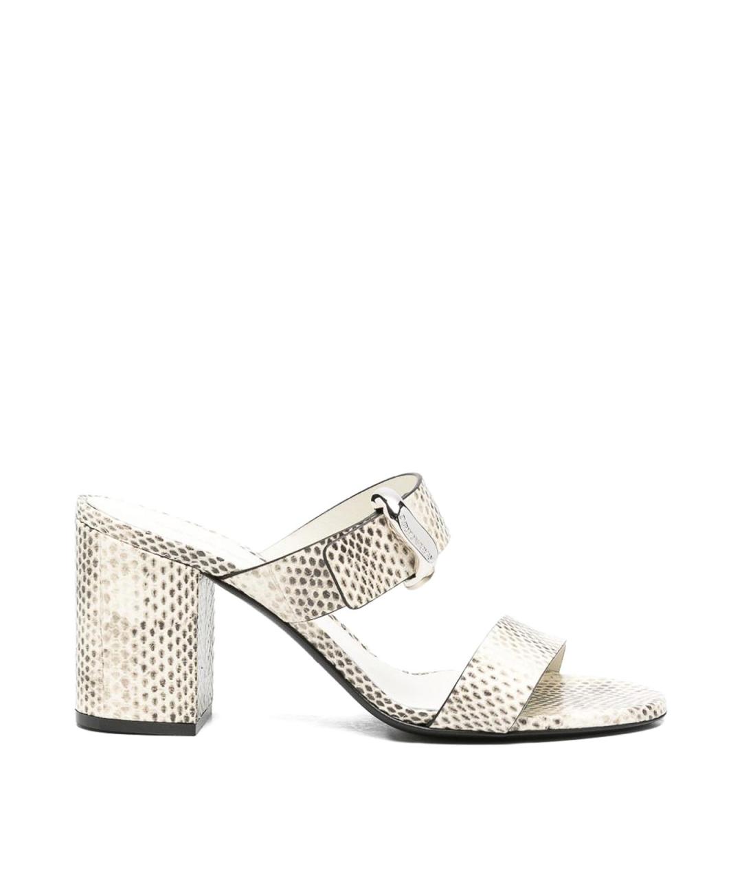 EMPORIO ARMANI Мульти кожаные мюли, фото 1