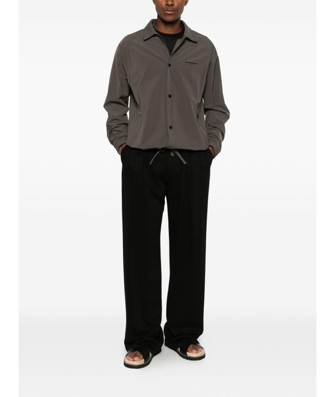 EMPORIO ARMANI Коричневая полиэстеровая куртка, фото 4