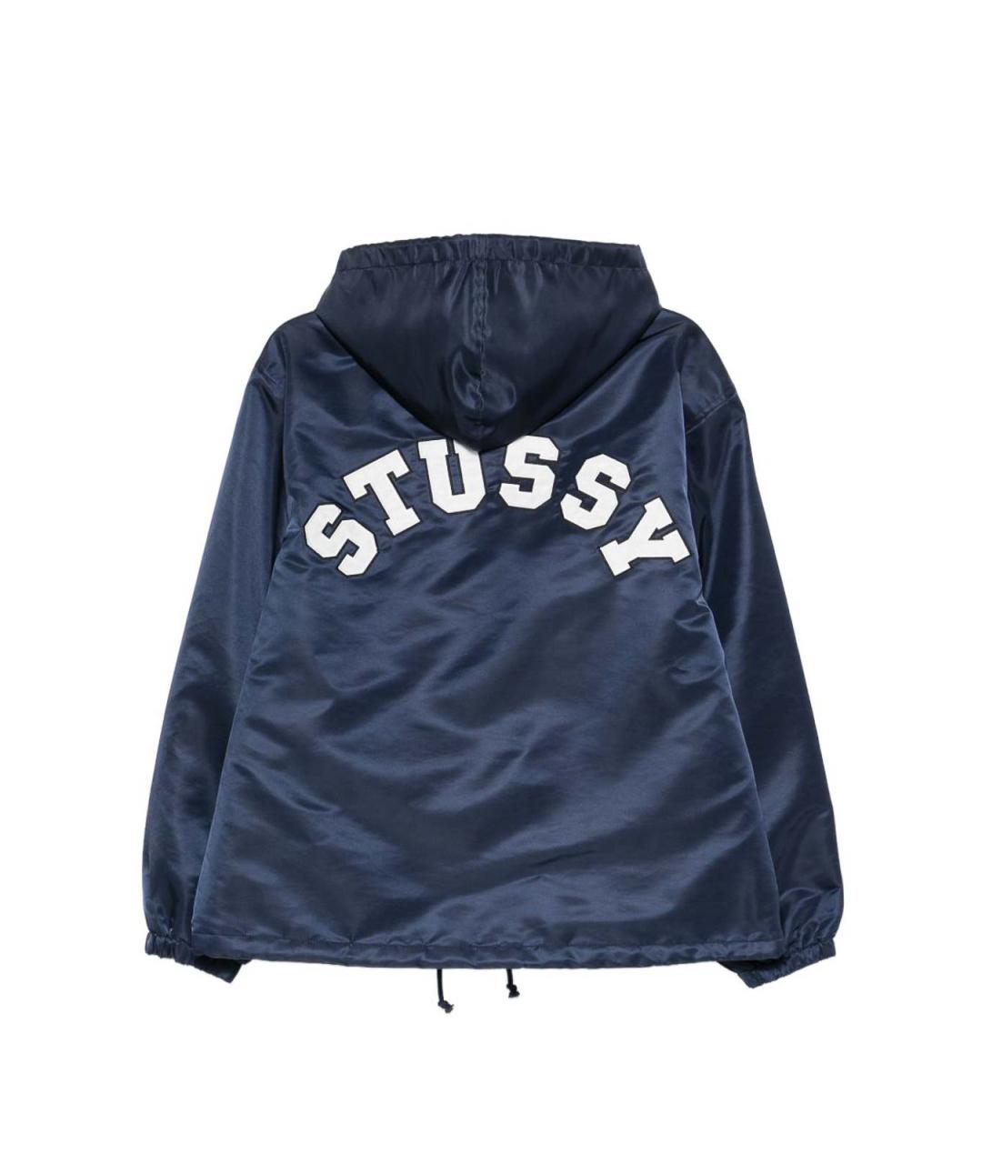STUSSY Синяя полиамидовая куртка, фото 2