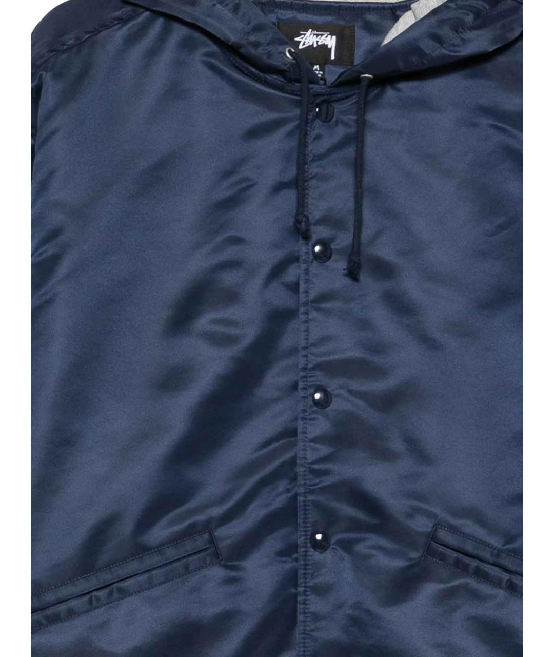 STUSSY Синяя полиамидовая куртка, фото 3