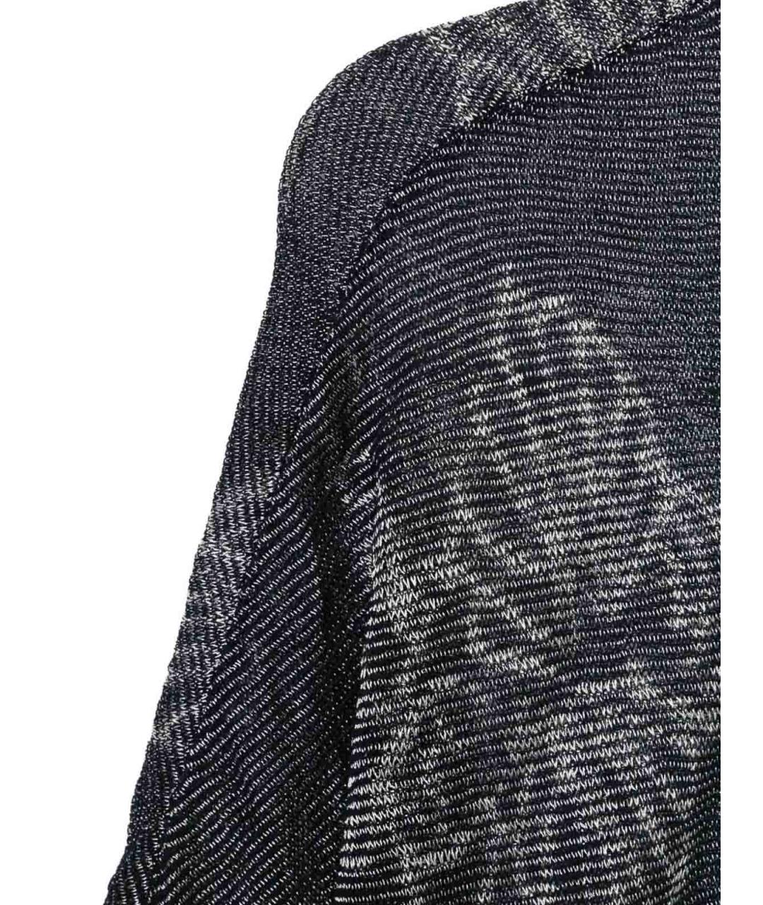 EMPORIO ARMANI Синий хлопковый джемпер / свитер, фото 3