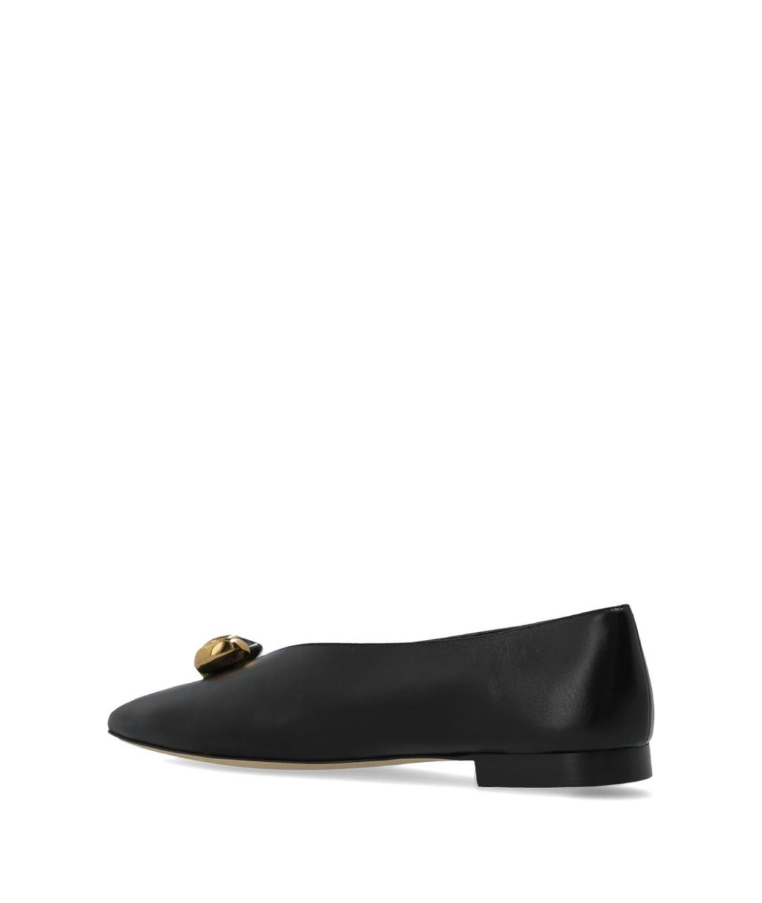 JIMMY CHOO Черные кожаные балетки, фото 6