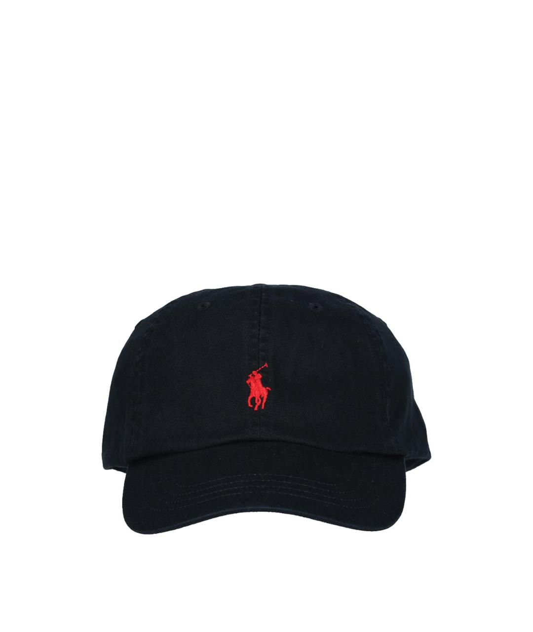 POLO RALPH LAUREN Черная хлопковая кепка/бейсболка, фото 1