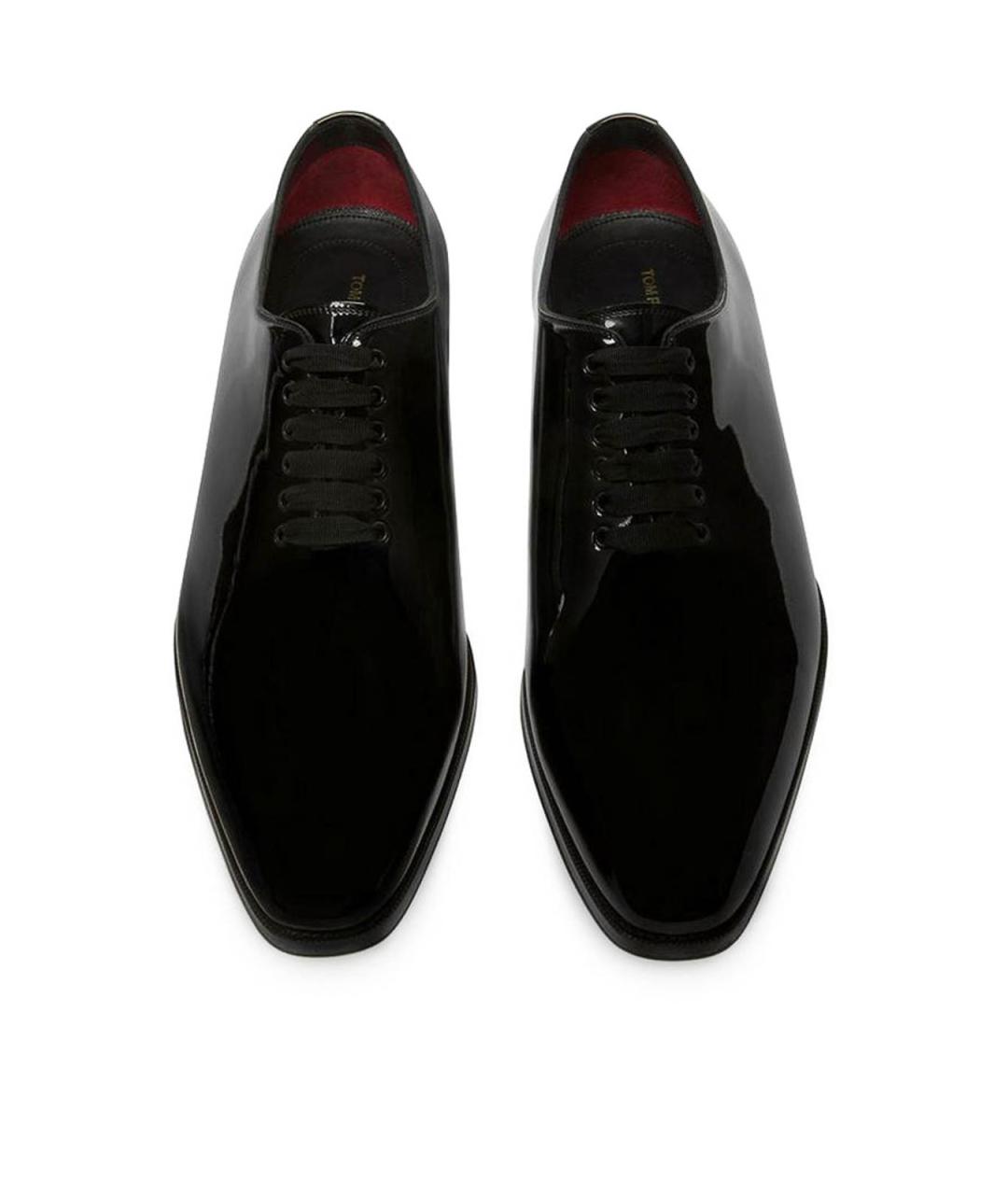 TOM FORD Черные кожаные туфли, фото 4