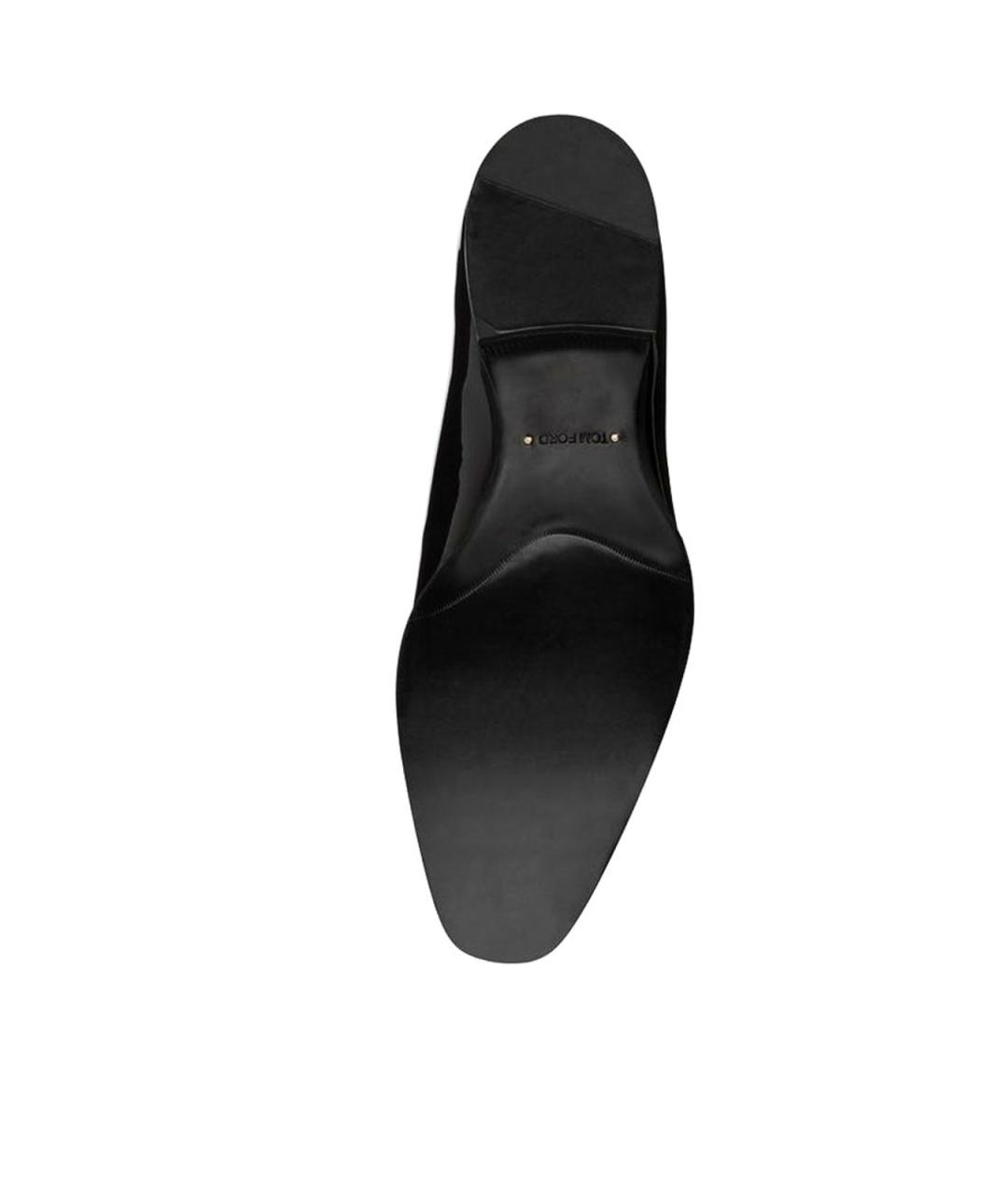 TOM FORD Черные кожаные туфли, фото 5