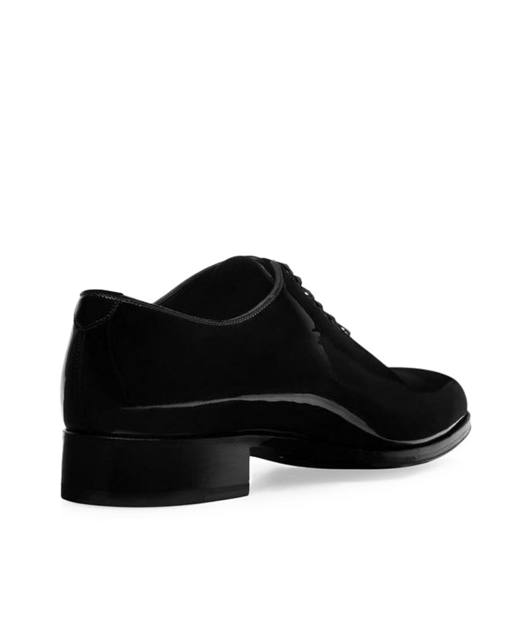TOM FORD Черные кожаные туфли, фото 3