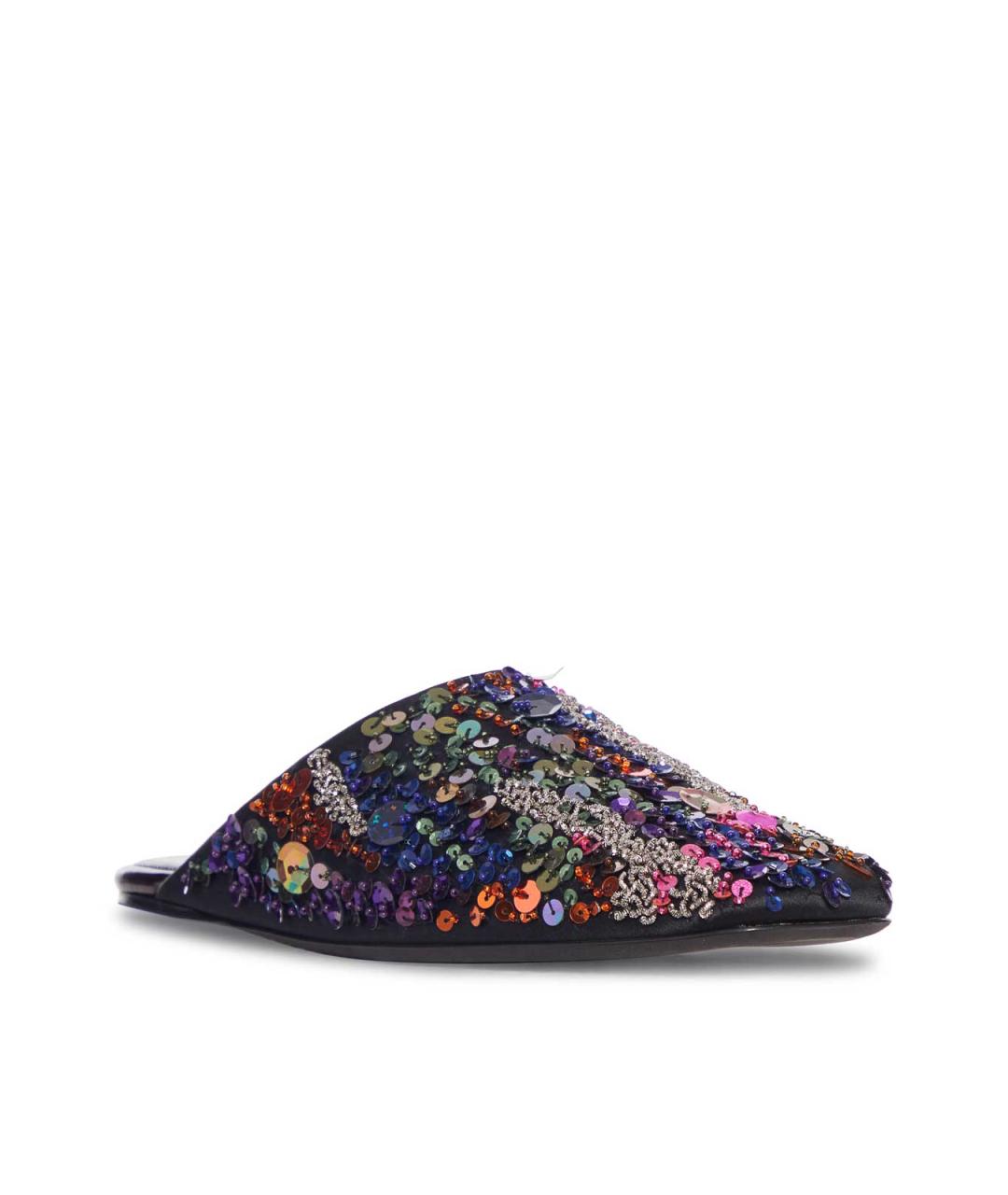 DRIES VAN NOTEN Мульти текстильные мюли, фото 2