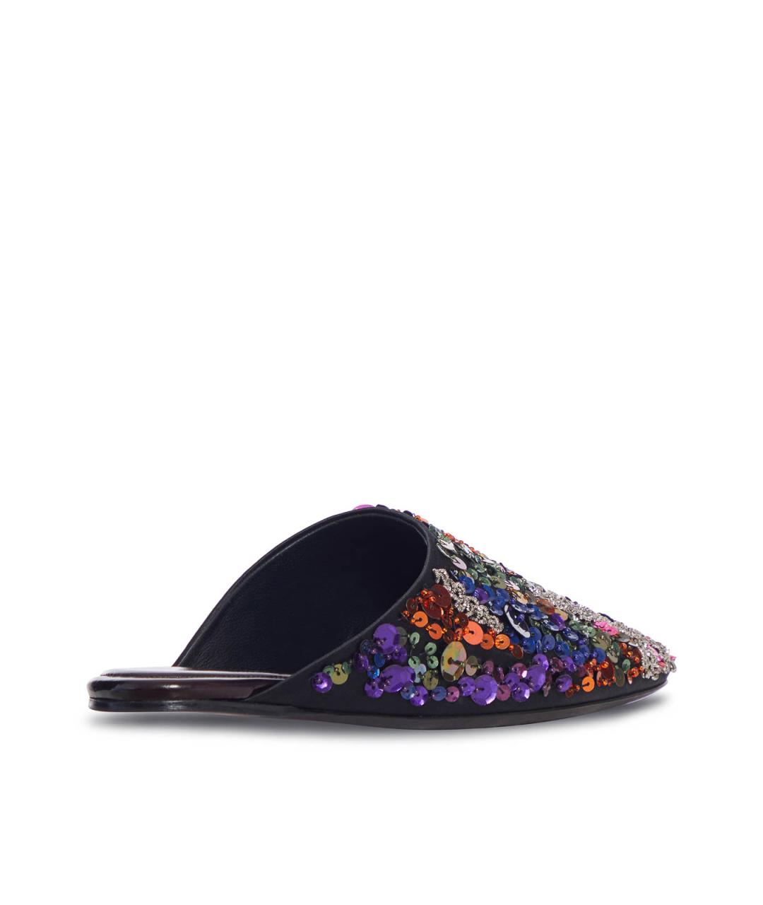 DRIES VAN NOTEN Мульти текстильные мюли, фото 3