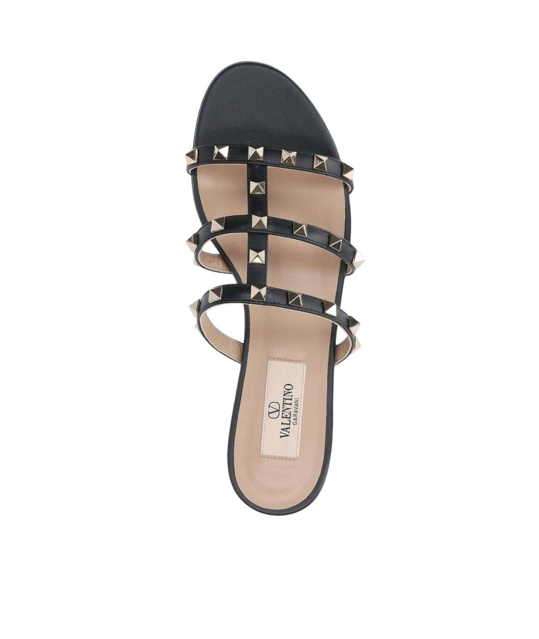 VALENTINO Черные шлепанцы, фото 4