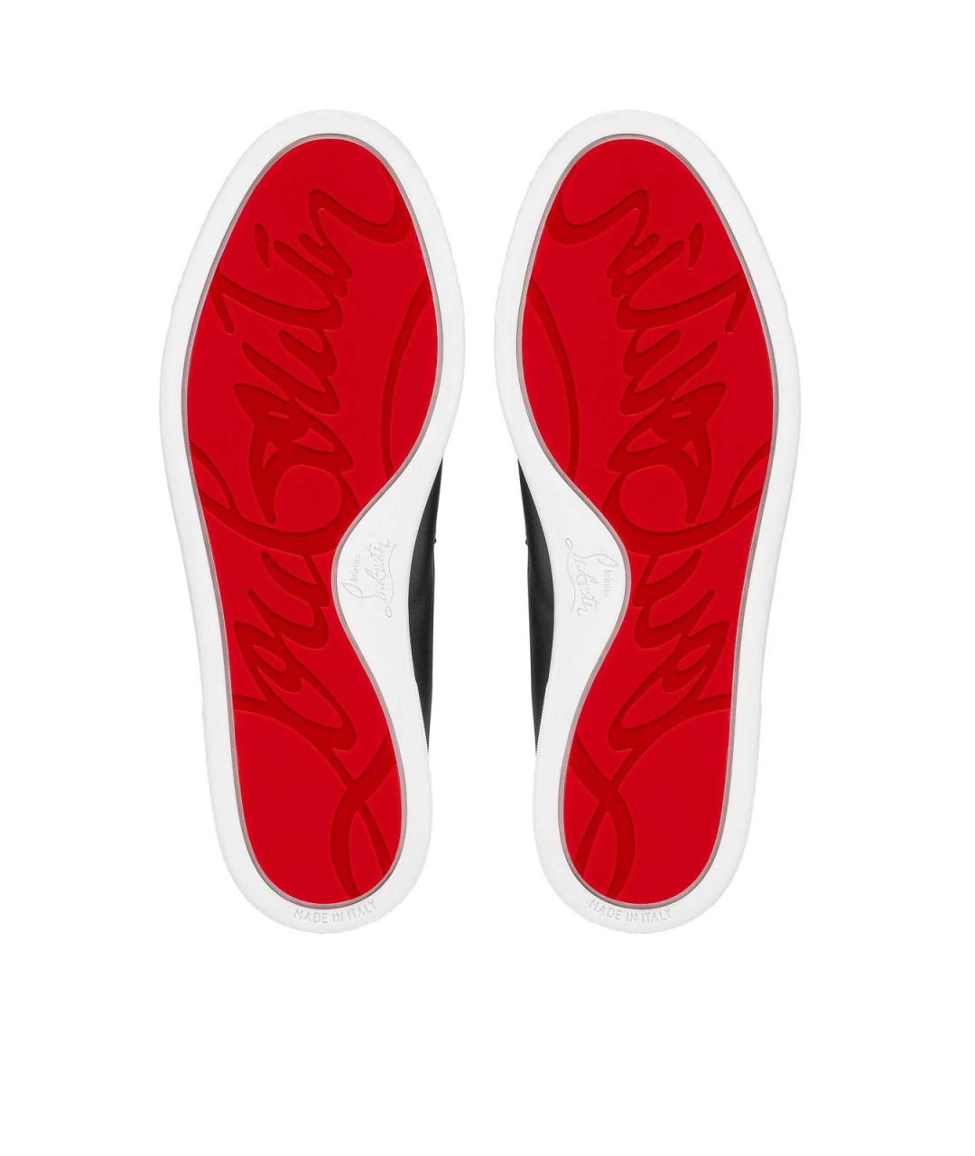 CHRISTIAN LOUBOUTIN Черные лоферы, фото 5