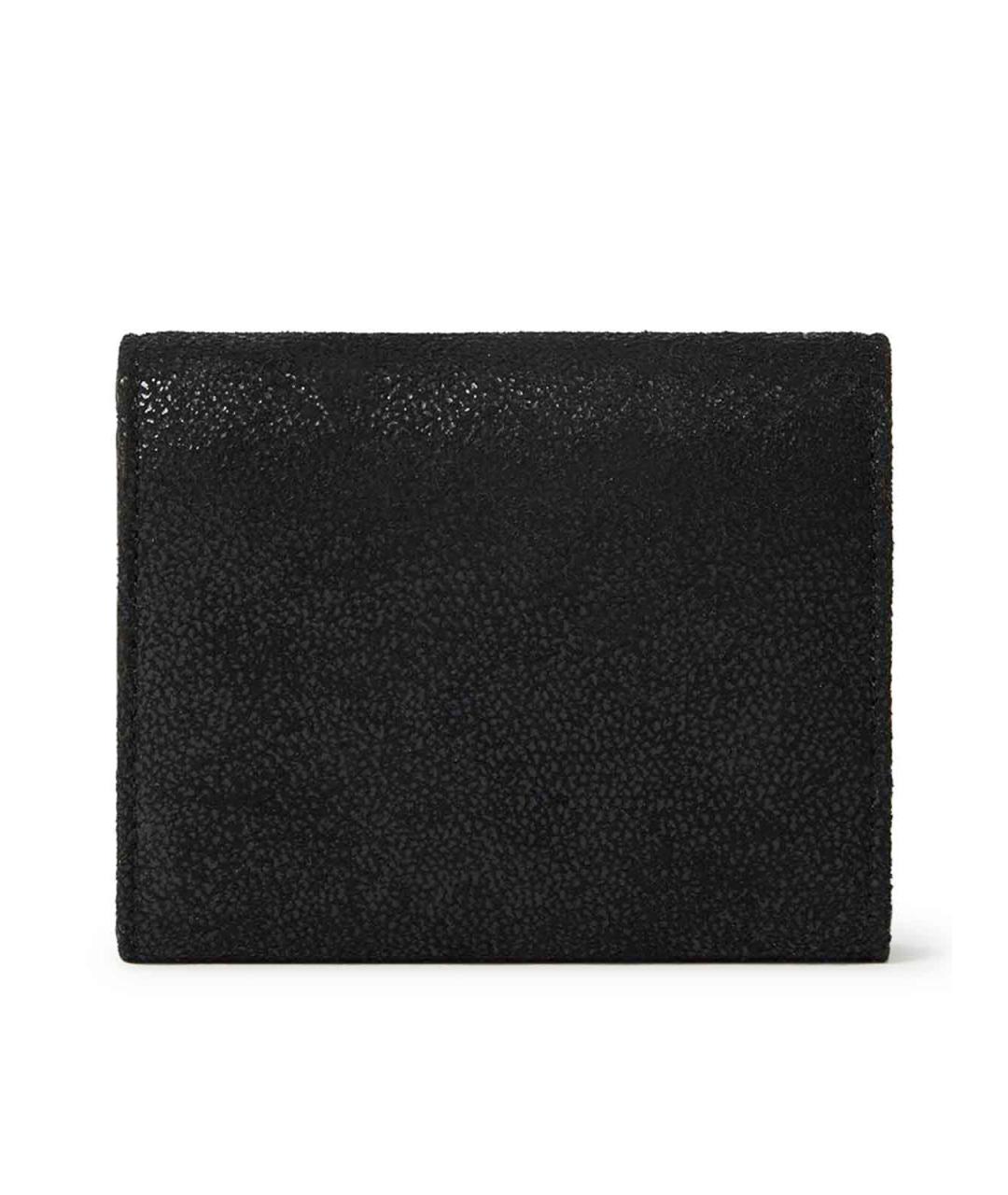 STELLA MCCARTNEY Черный кожаный кошелек, фото 3
