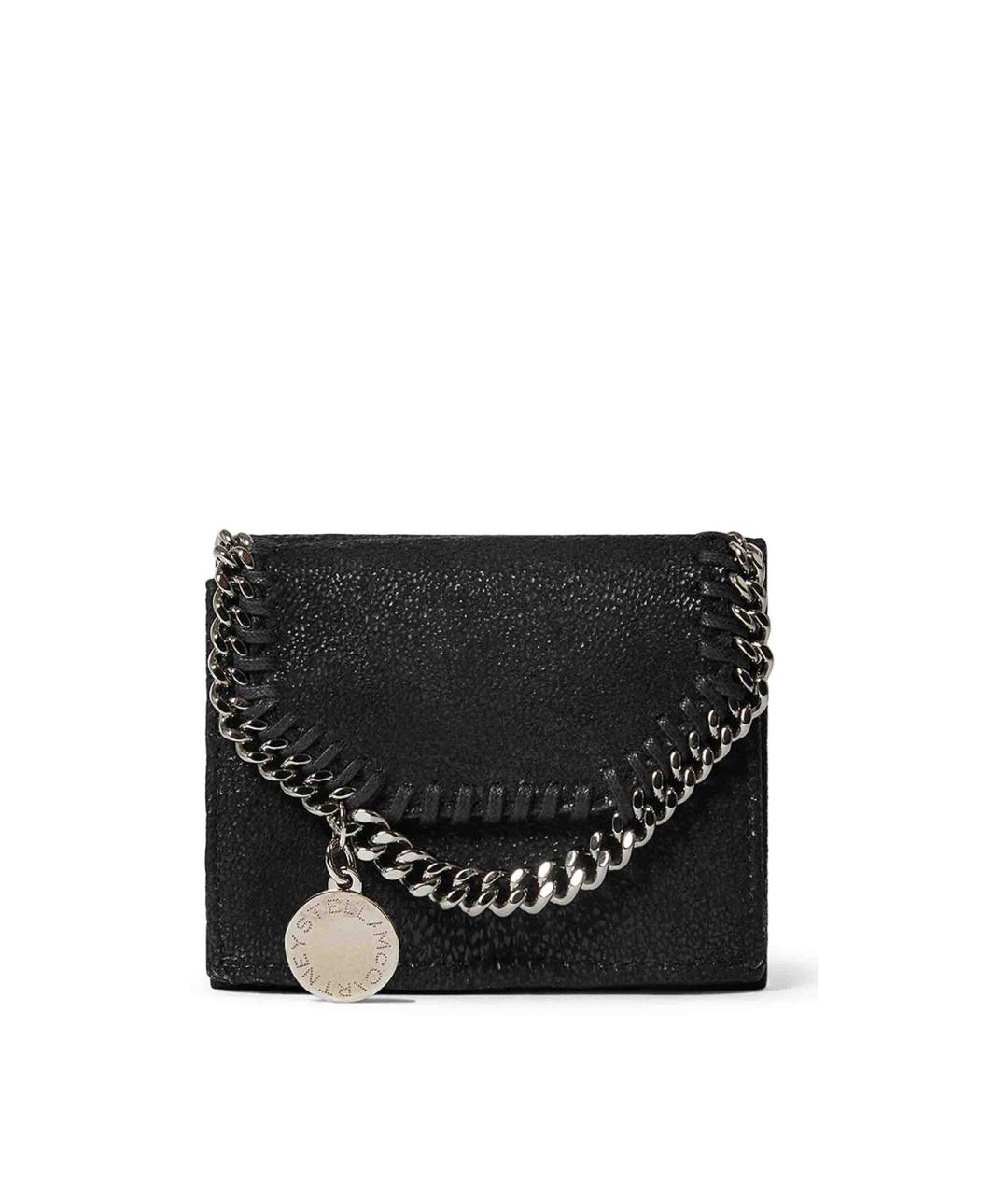 STELLA MCCARTNEY Черный кожаный кошелек, фото 1