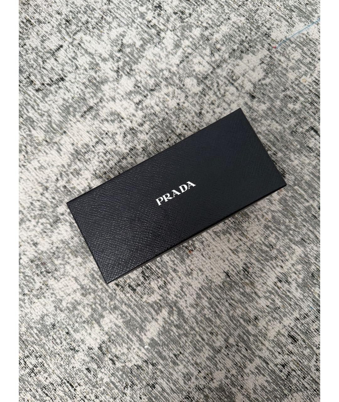 PRADA Черные пластиковые солнцезащитные очки, фото 5