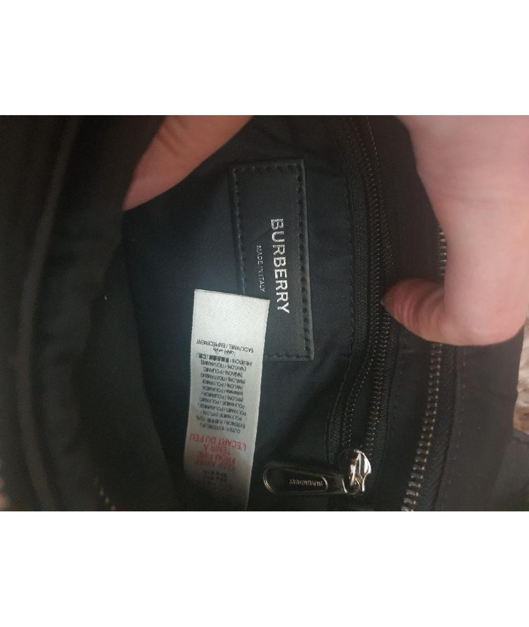BURBERRY Черная поясная сумка, фото 6