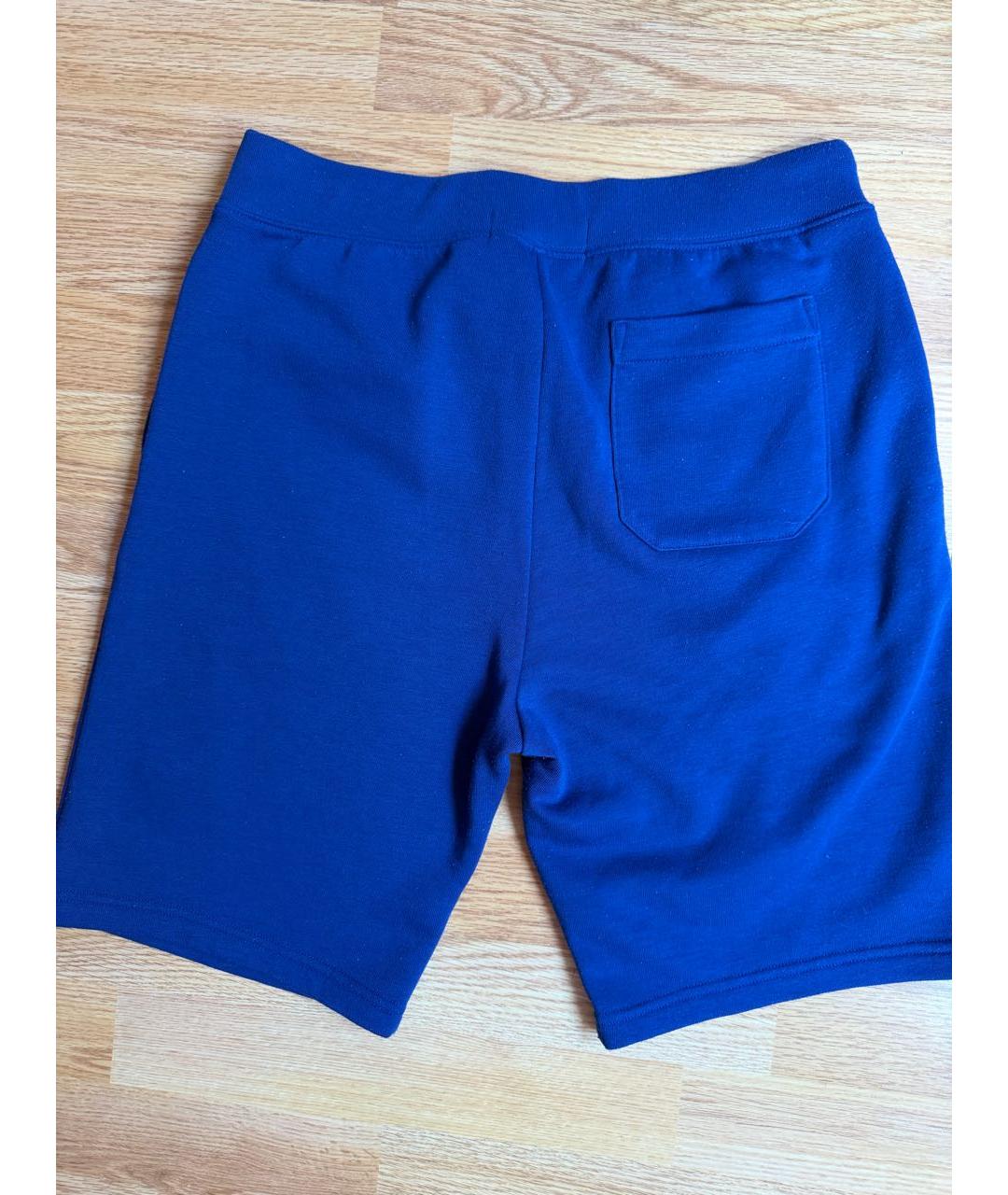POLO RALPH LAUREN Синие полиэстеровые шорты, фото 4