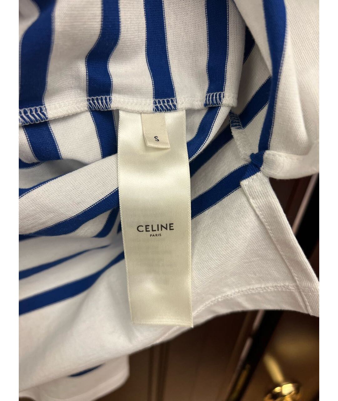 CELINE PRE-OWNED Белая хлопковая рубашка, фото 4
