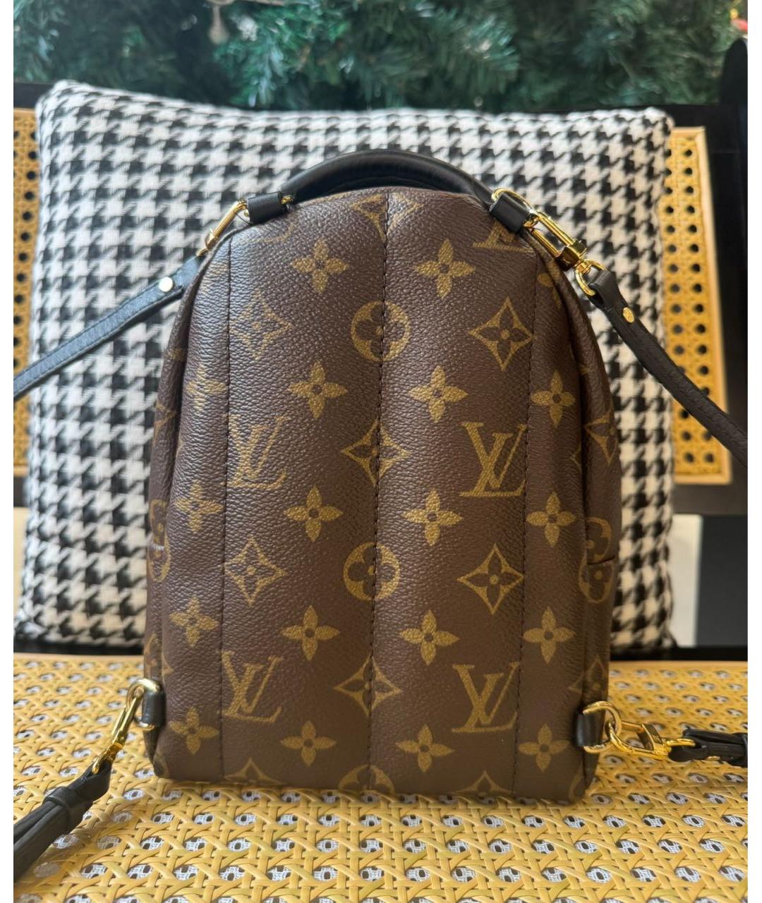 LOUIS VUITTON Коричневый рюкзак, фото 3
