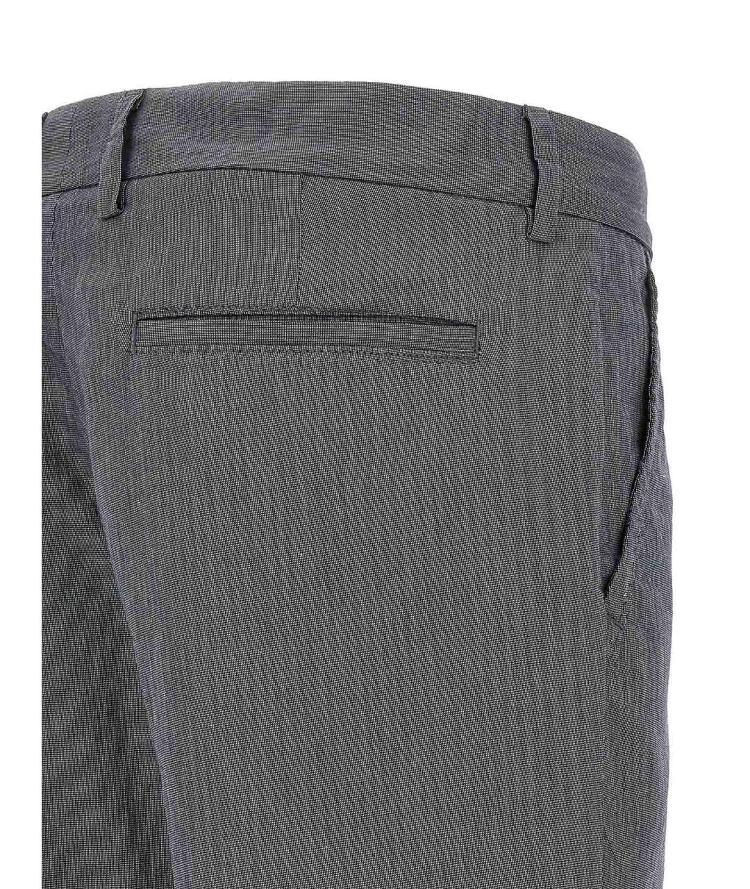 HUGO BOSS Синие хлопковые повседневные брюки, фото 4
